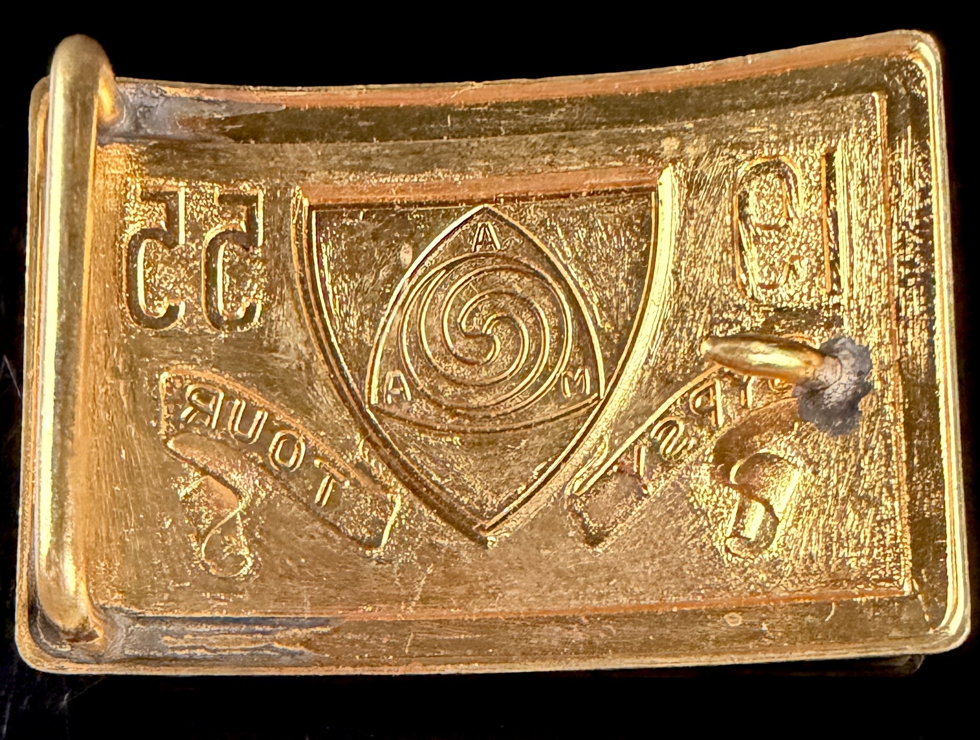 1955 American Motorcyclist Association (AMA) Gypsy Tour Commemorative Belt Buckle