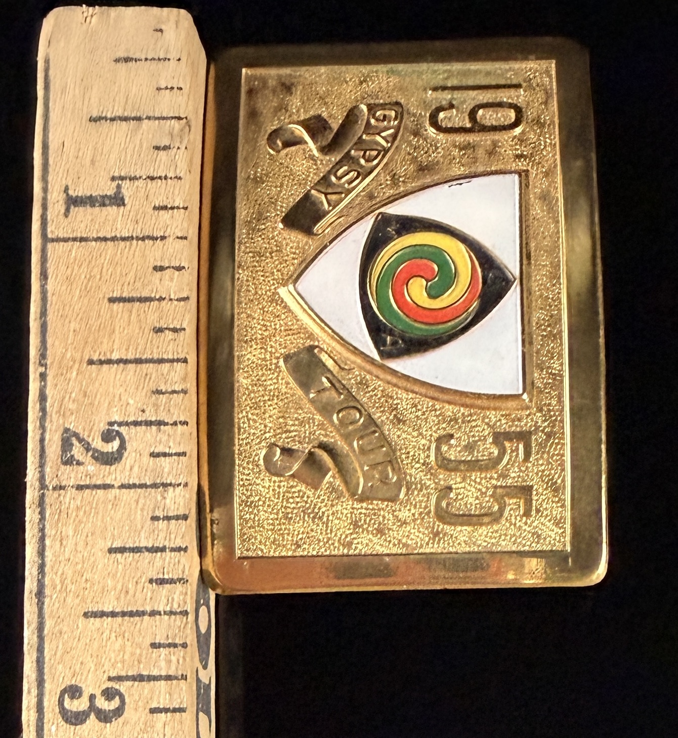 1955 American Motorcyclist Association (AMA) Gypsy Tour Commemorative Belt Buckle
