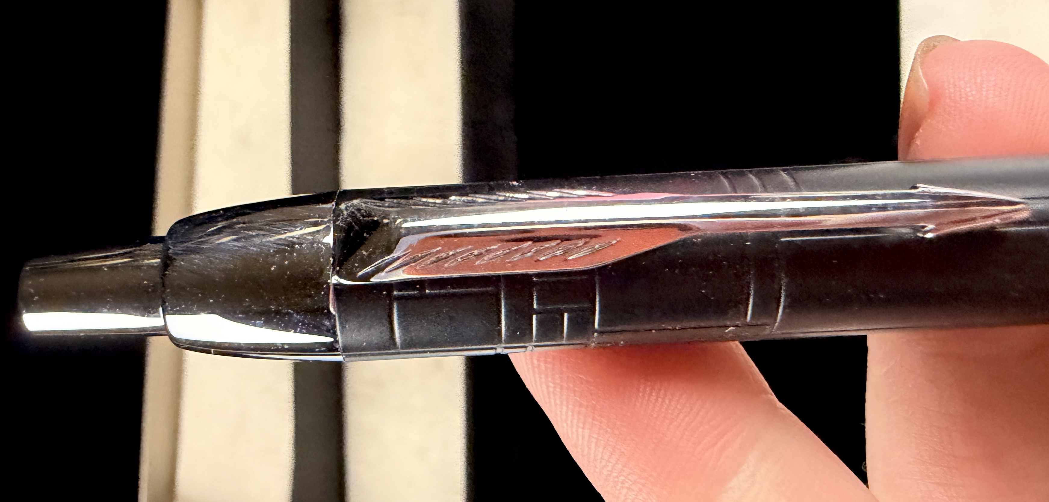 Parker Urban Premium Matte Black Lacquered Ballpoint Pen with Chrome Trim and Box