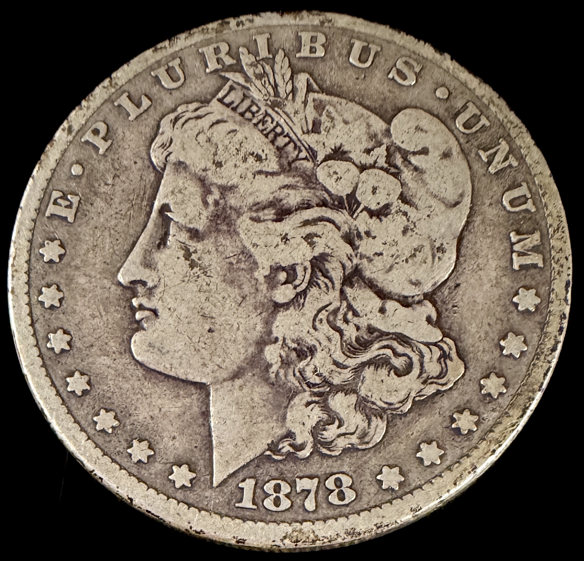 1878-CC US Morgan Silver Dollar
