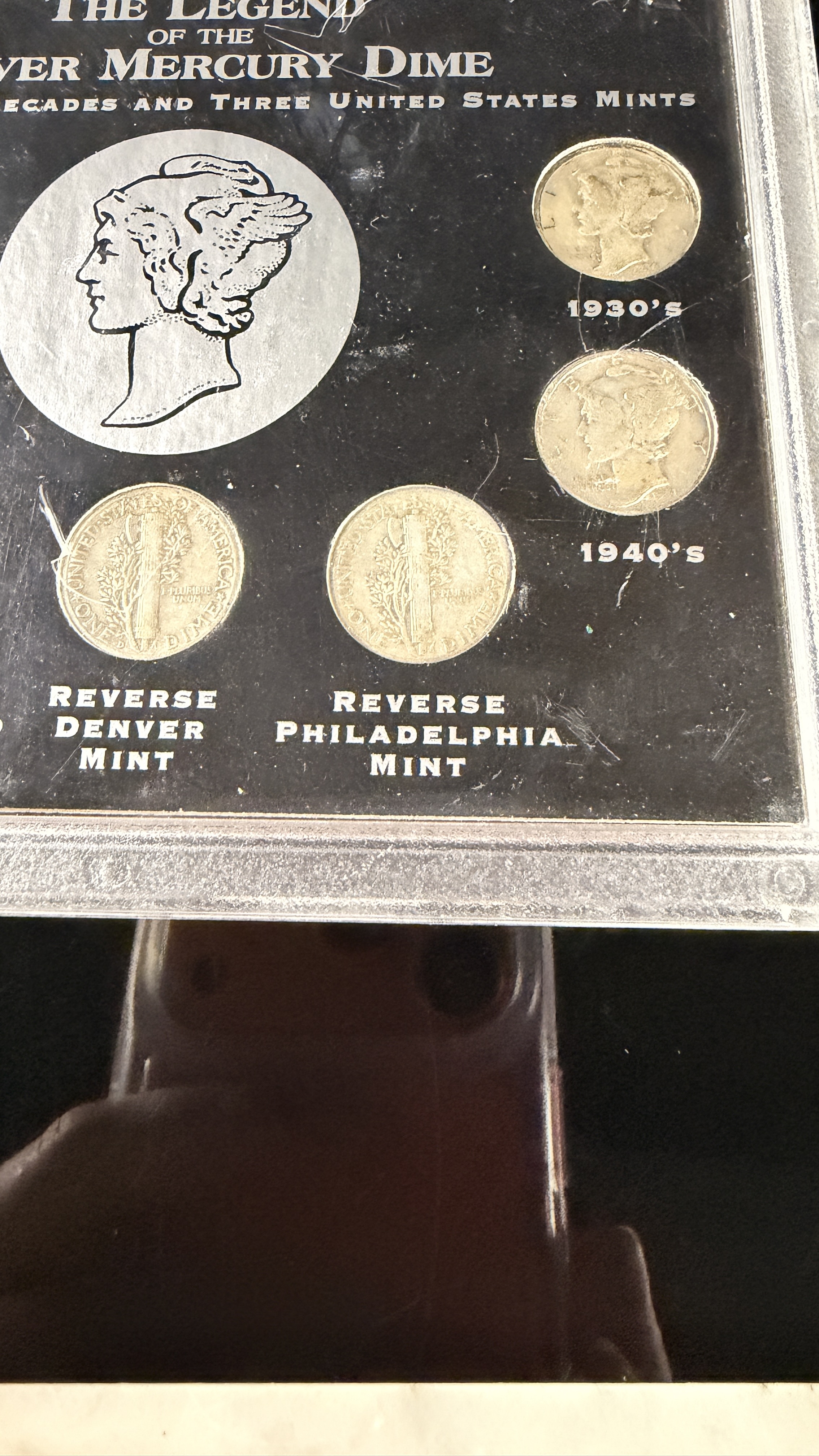 US 1916-1945 Mercury Dime Set, .900 Silver
