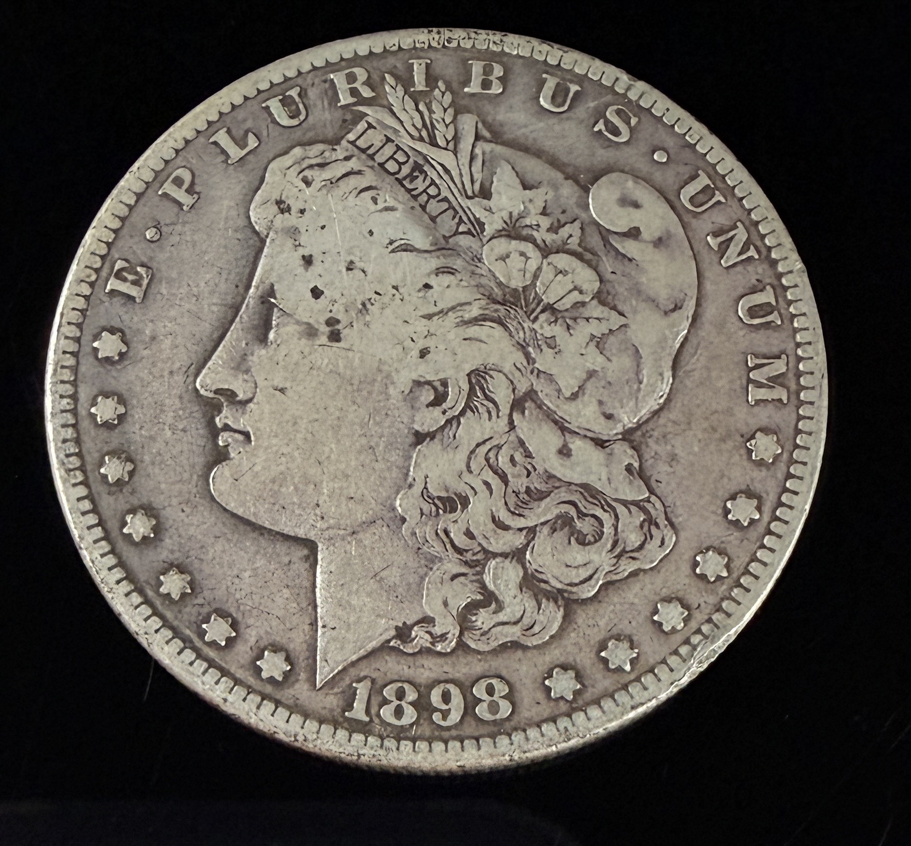 US 1898-S Morgan Silver Dollar
