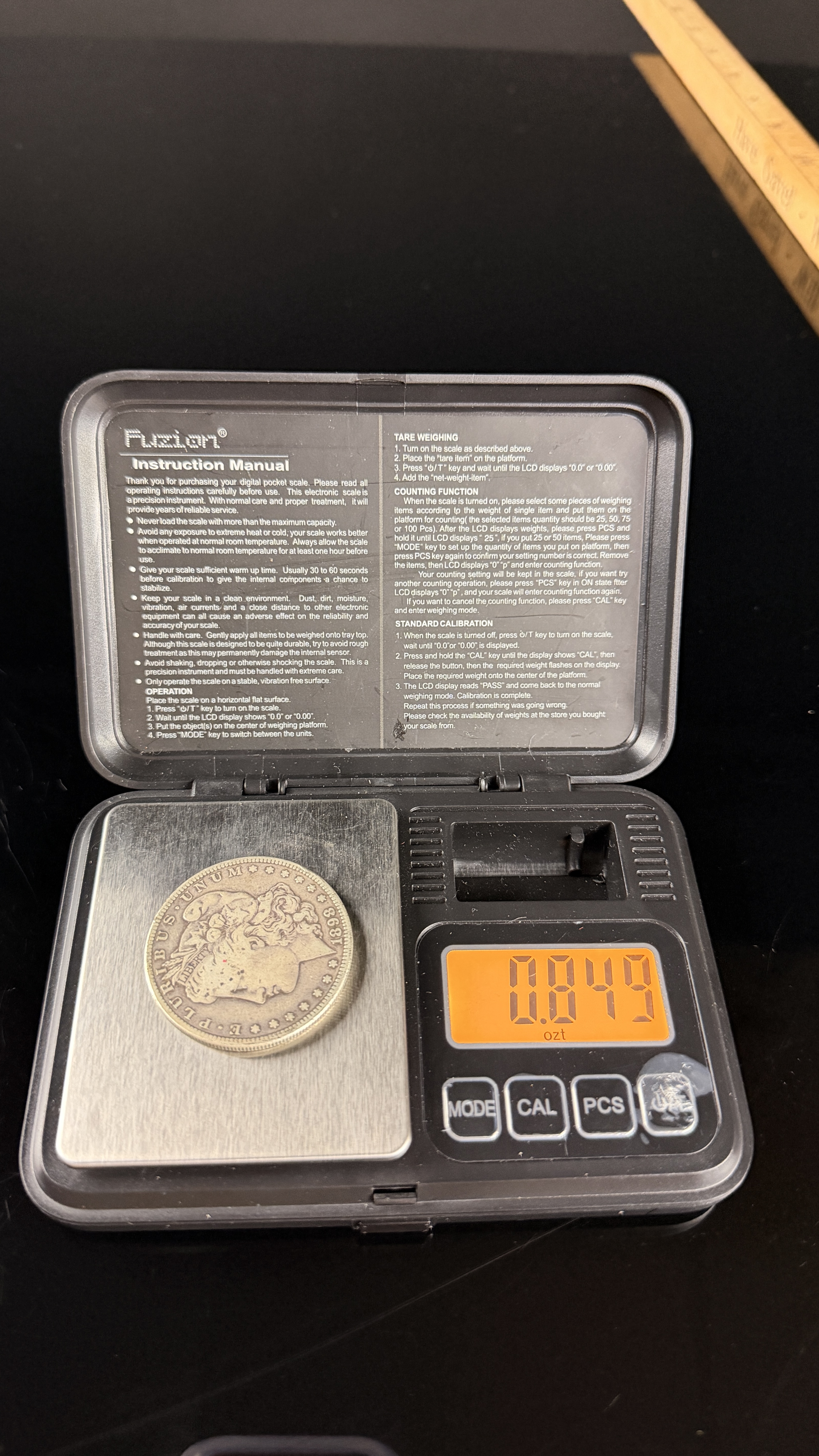 US 1898-S Morgan Silver Dollar