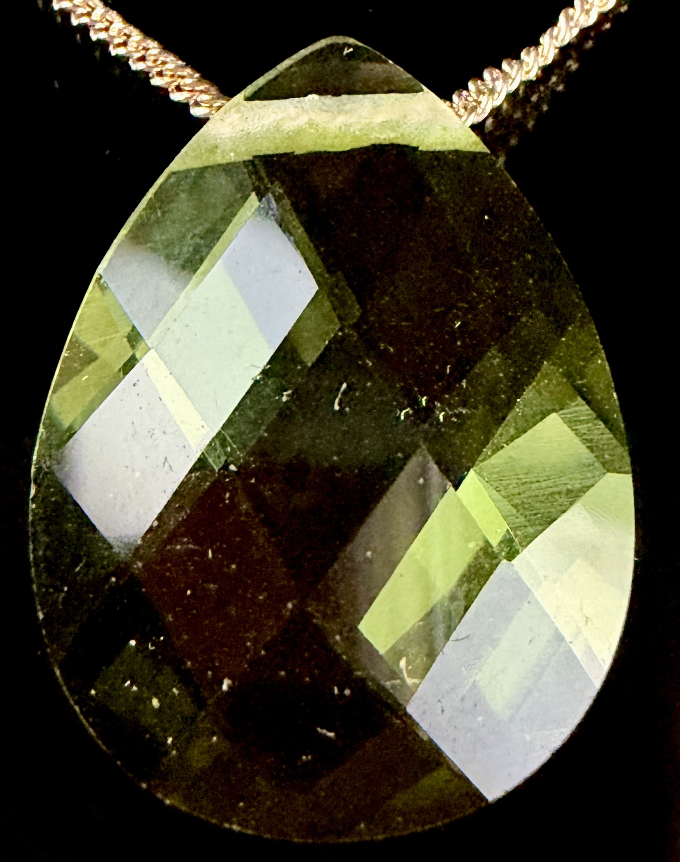 A Pair of Technibond Classic 18kt Gold-Bonded Sterling Silver Gemstone Pendant Necklaces