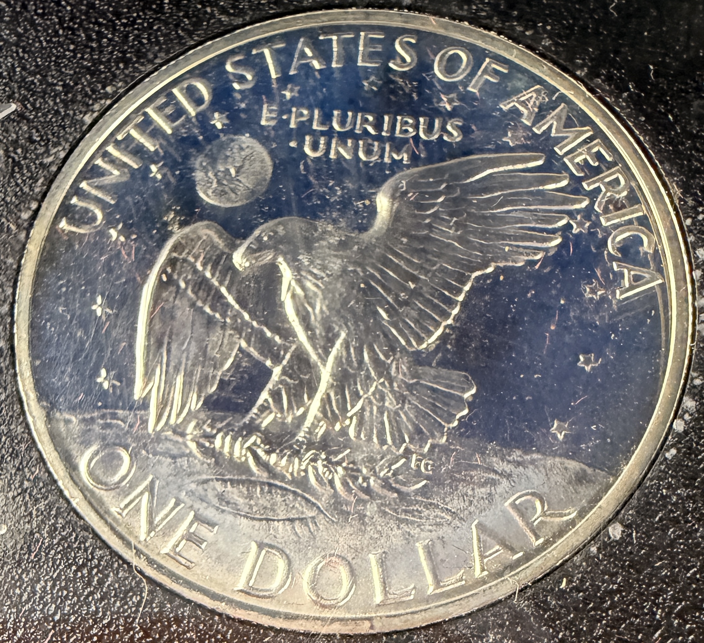 US 1972-S Eisenhower 40% Silver Proof Dollar in Original Government Packaging