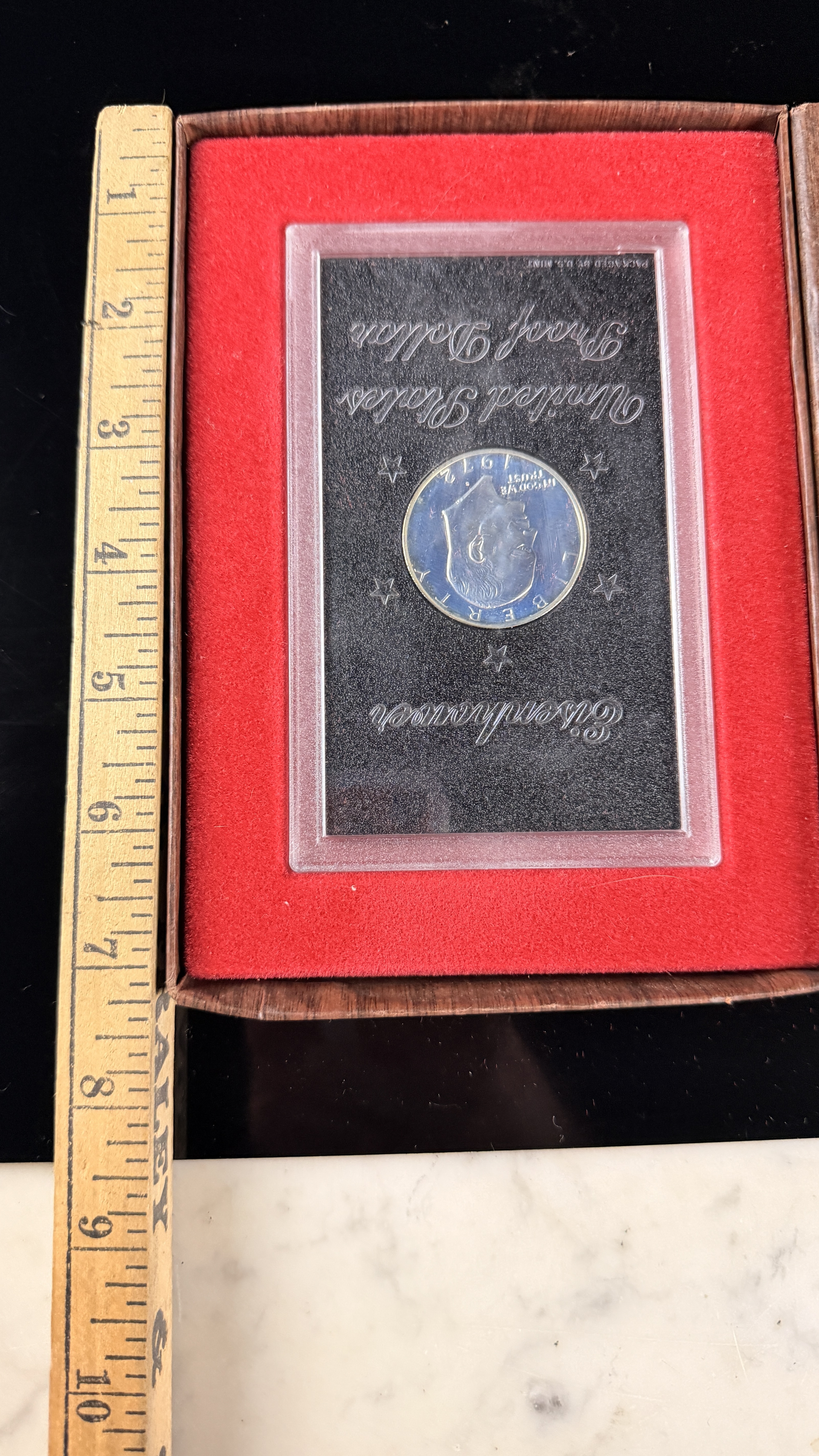 US 1972-S Eisenhower 40% Silver Proof Dollar in Original Government Packaging