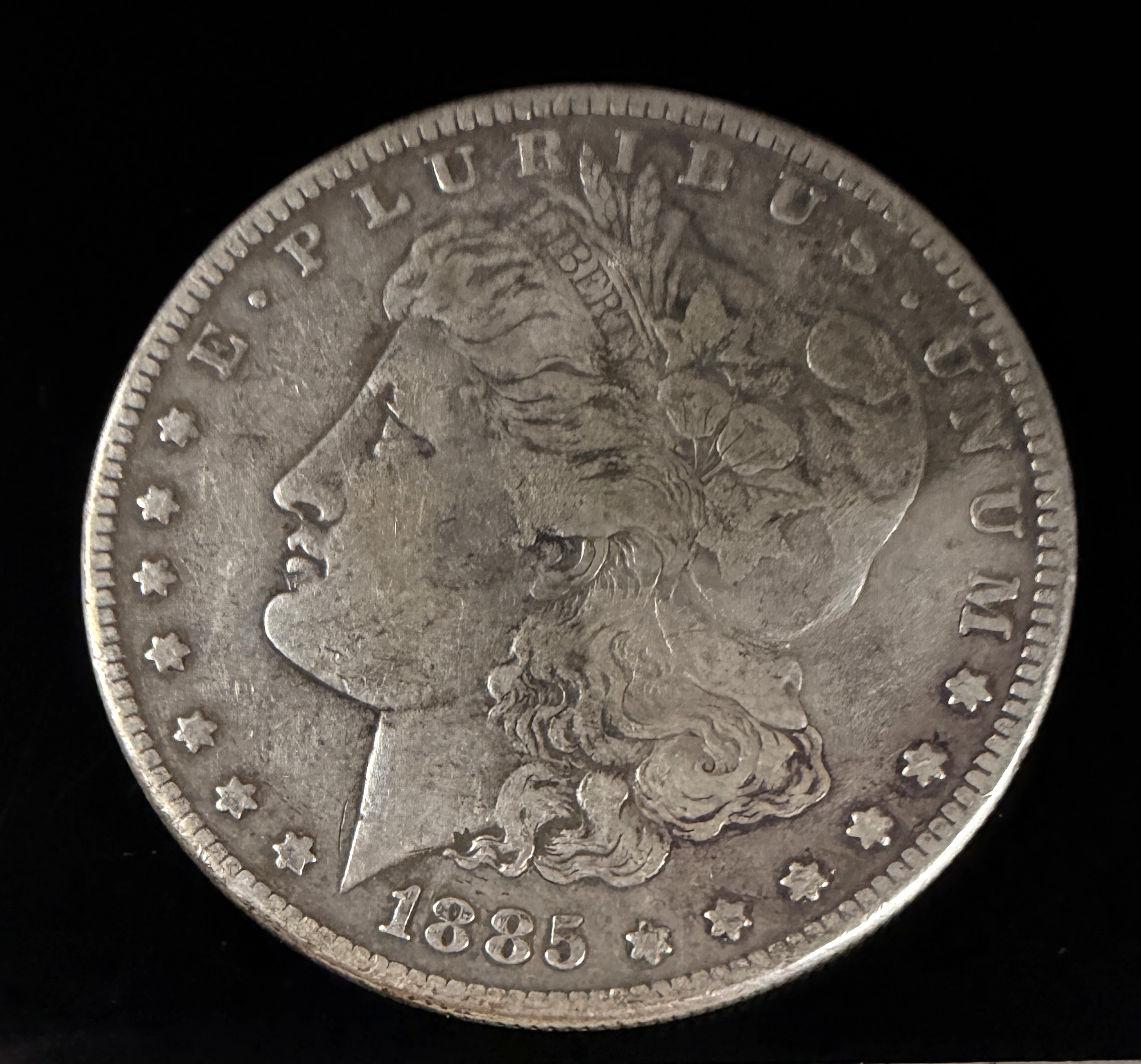 1885 US Morgan Silver Dollar