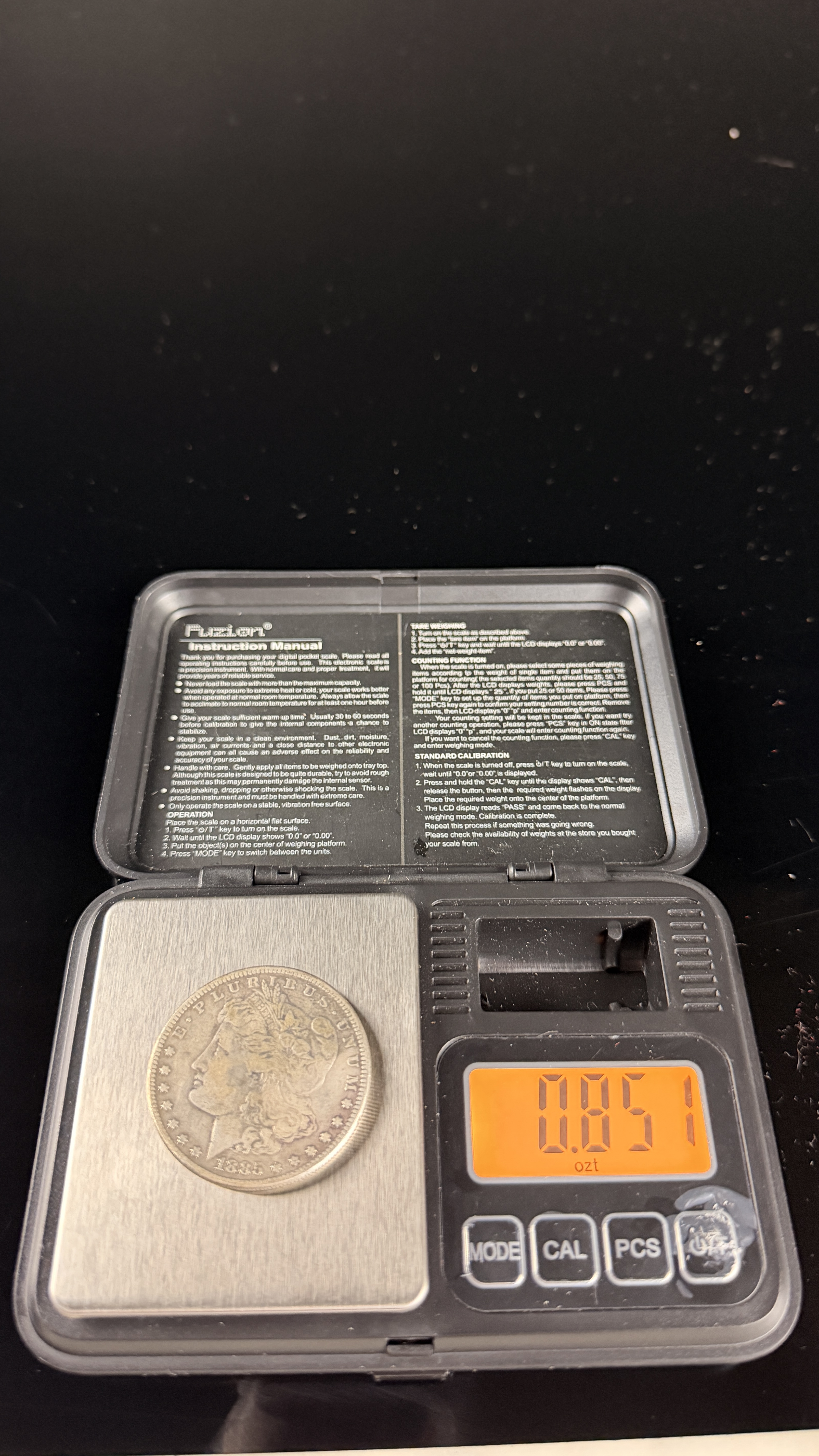 1885 US Morgan Silver Dollar