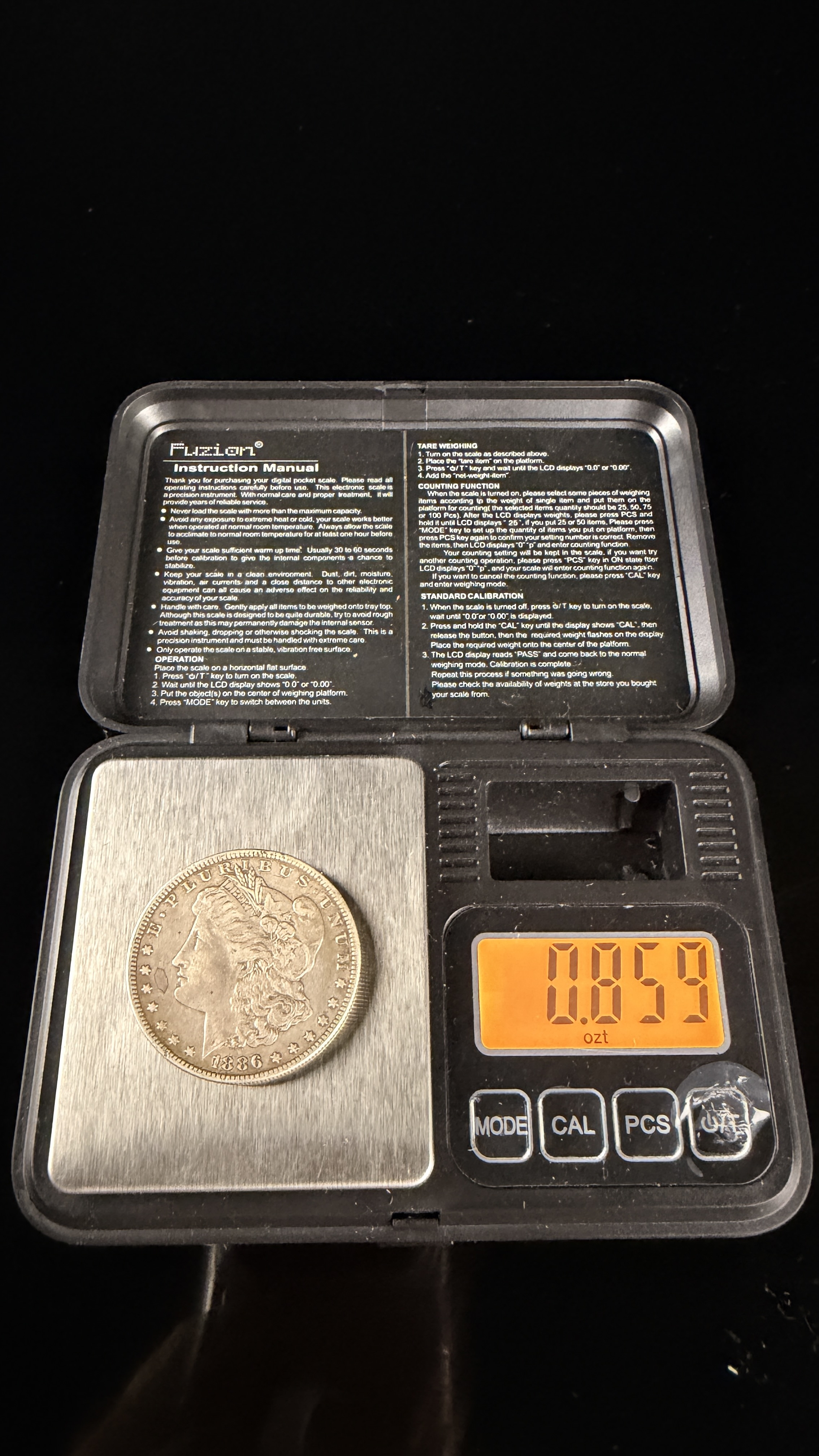 US 1886-O Morgan Silver Dollar
