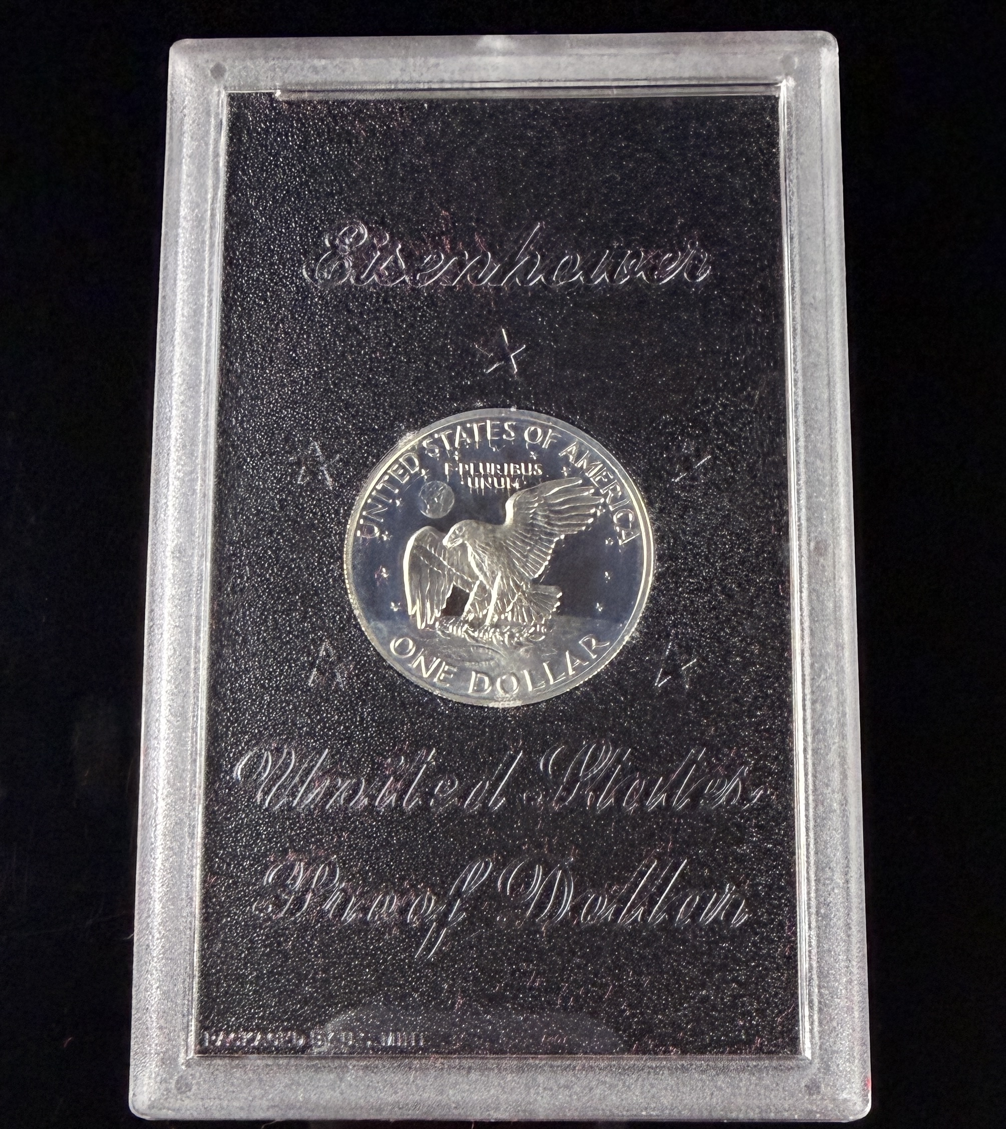1971-S US Eisenhower 40% Silver Proof Dollar in OGP