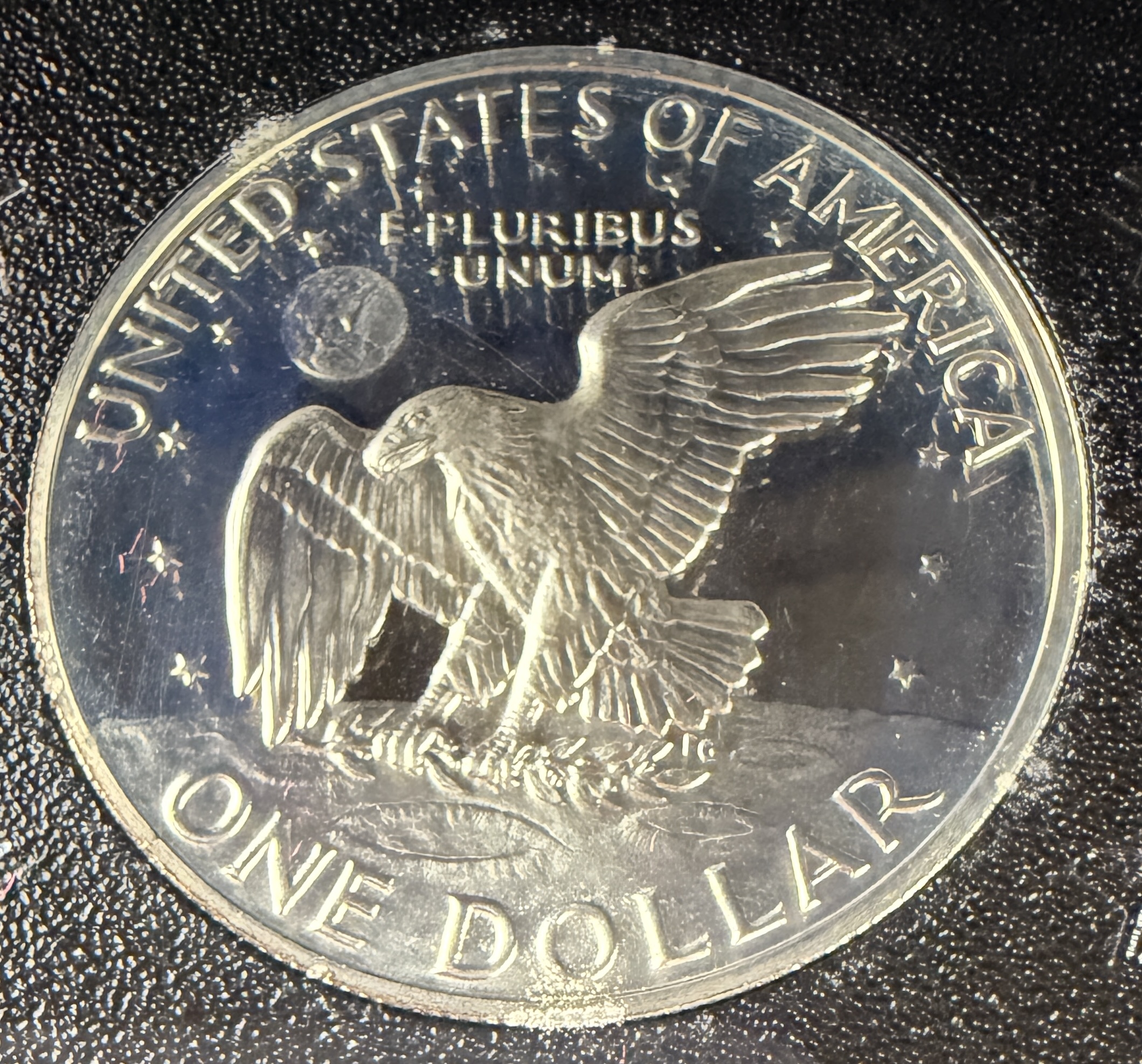1971-S US Eisenhower 40% Silver Proof Dollar in OGP