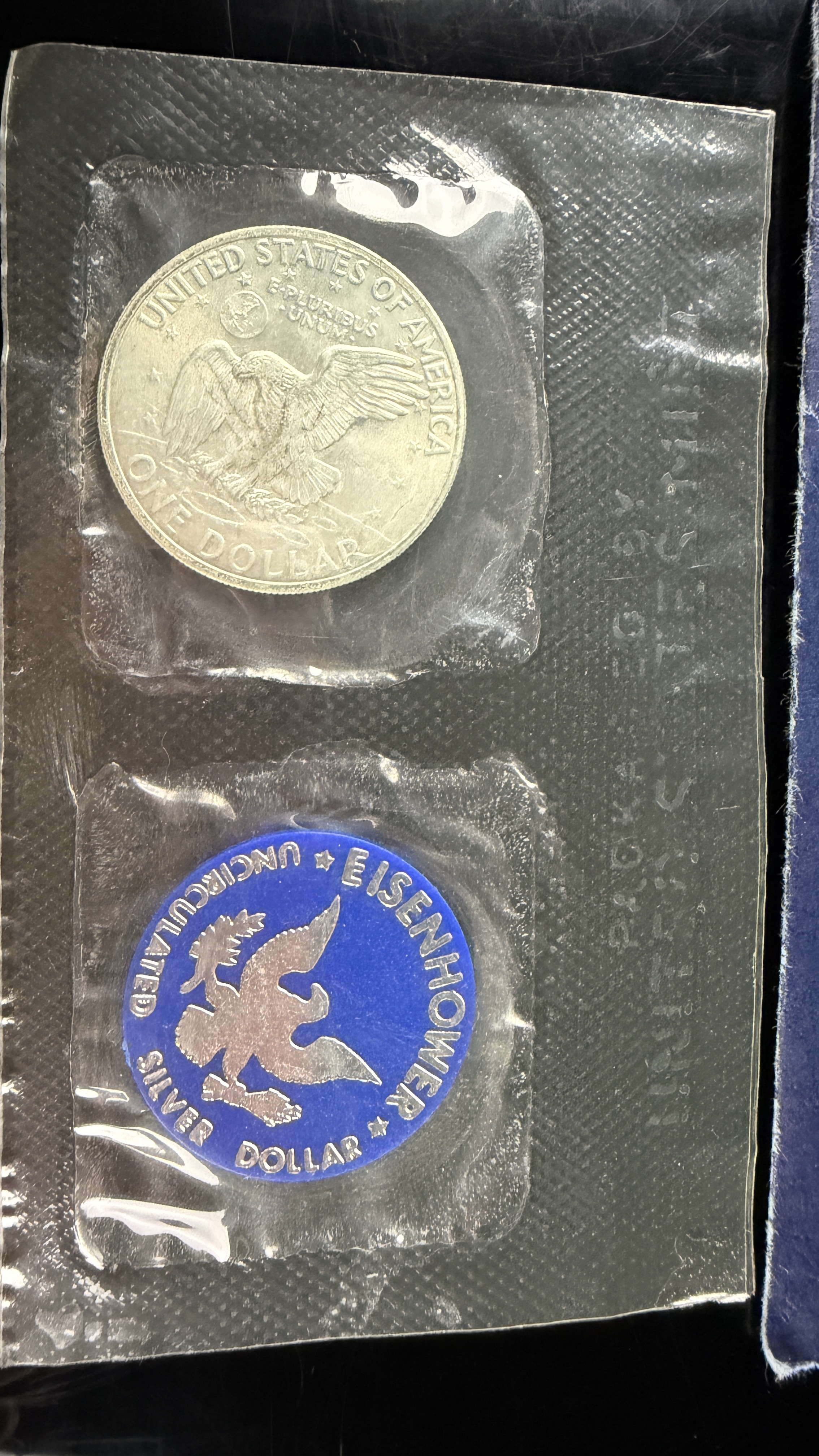 US 1971-S Eisenhower Uncirculated 40% Silver Dollar