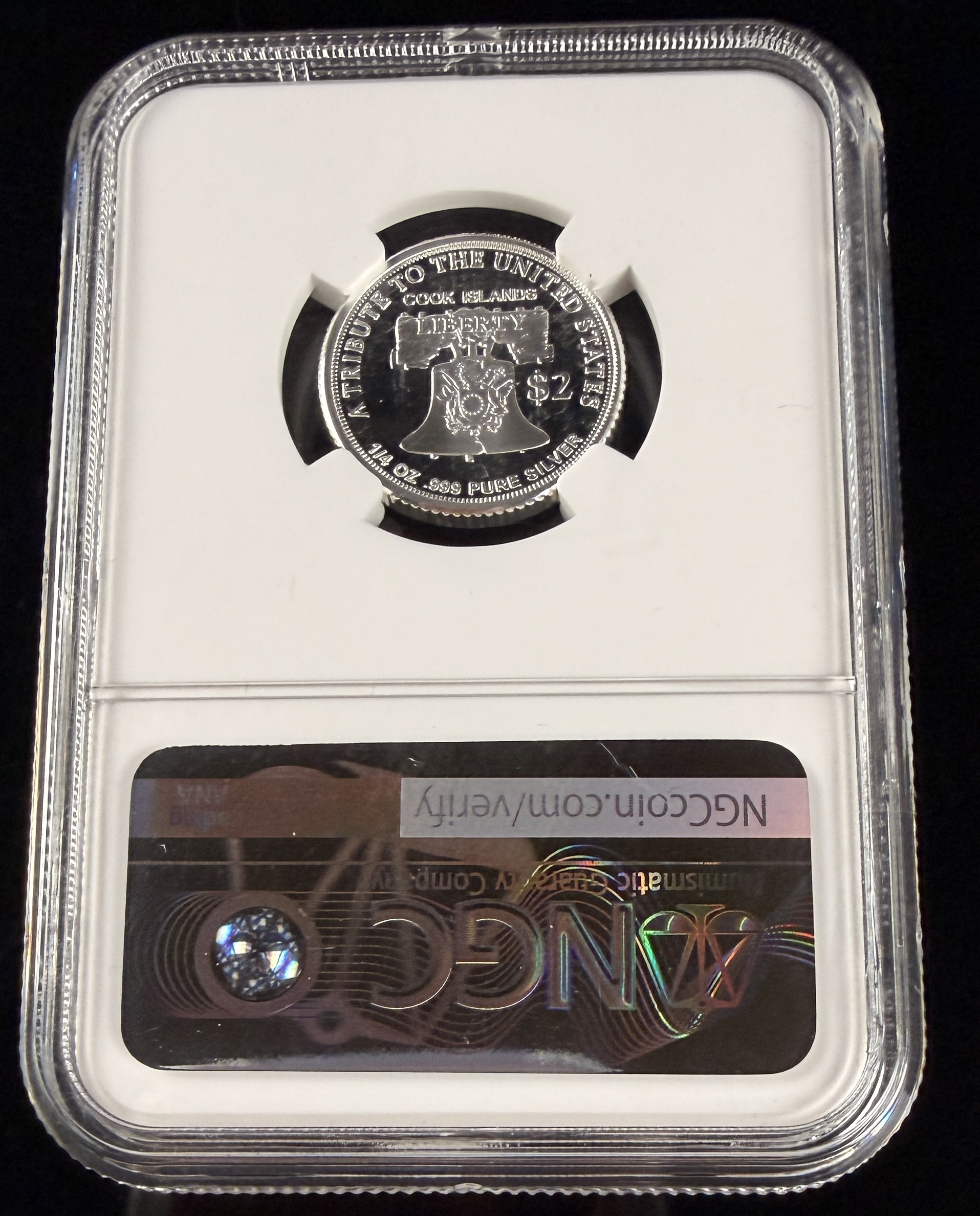 2025 Cook Islands $2 American Double Eagle 0.25 oz Silver NGC PF 70 Ultra Cameo