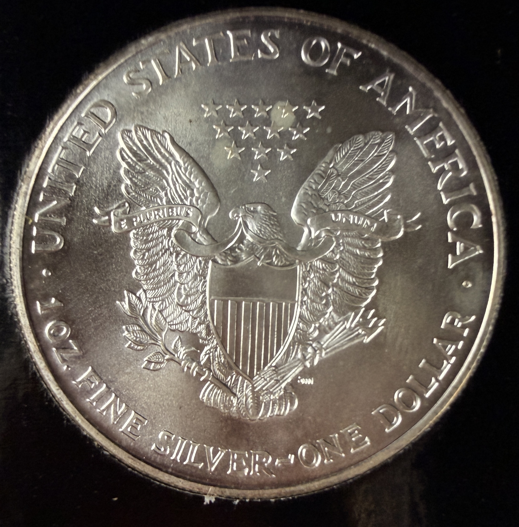 US 1995 American Silver Eagle 1 oz .999 Fine Silver Dollar Coin