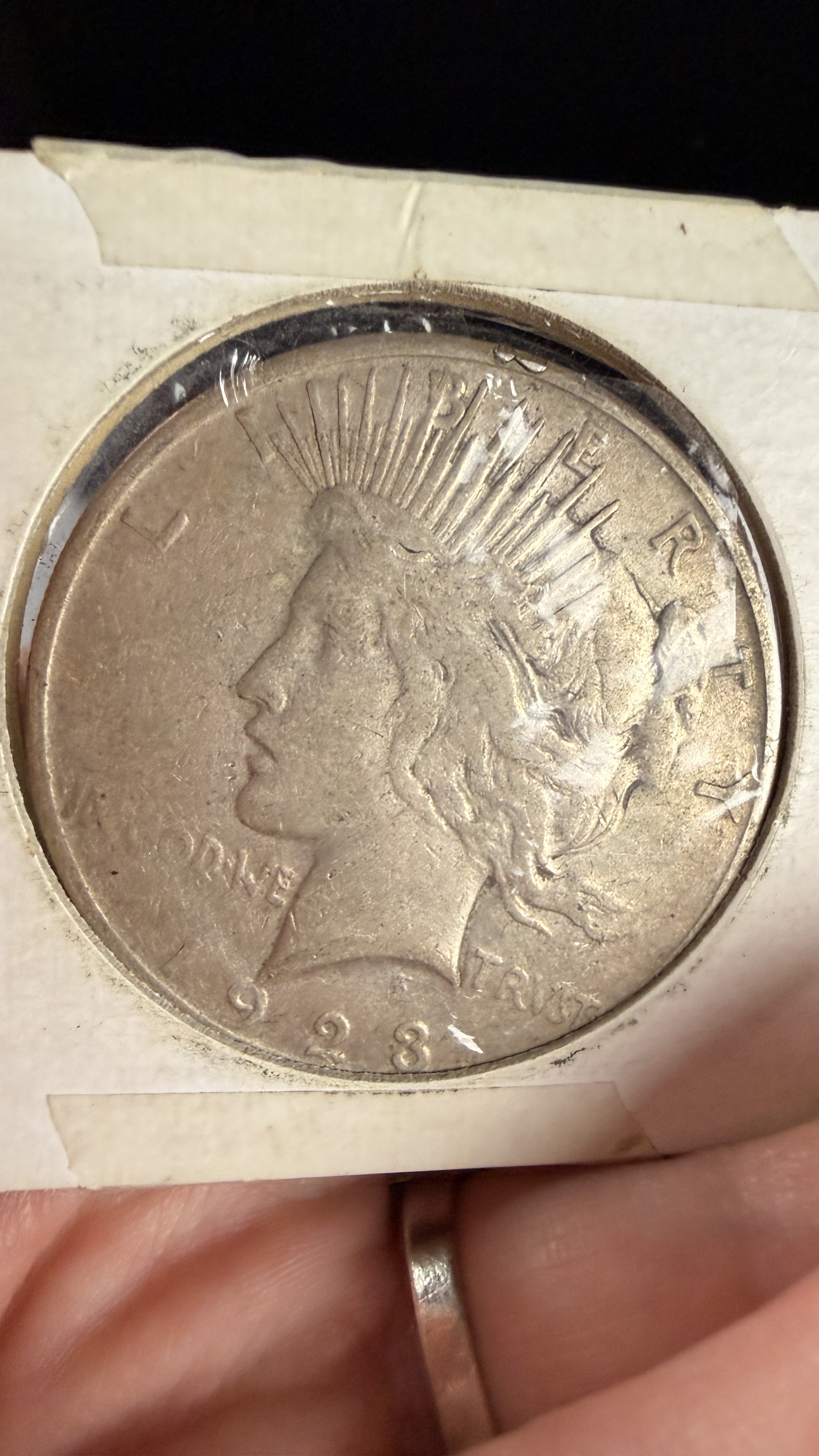 US 1928 Peace Silver Dollar