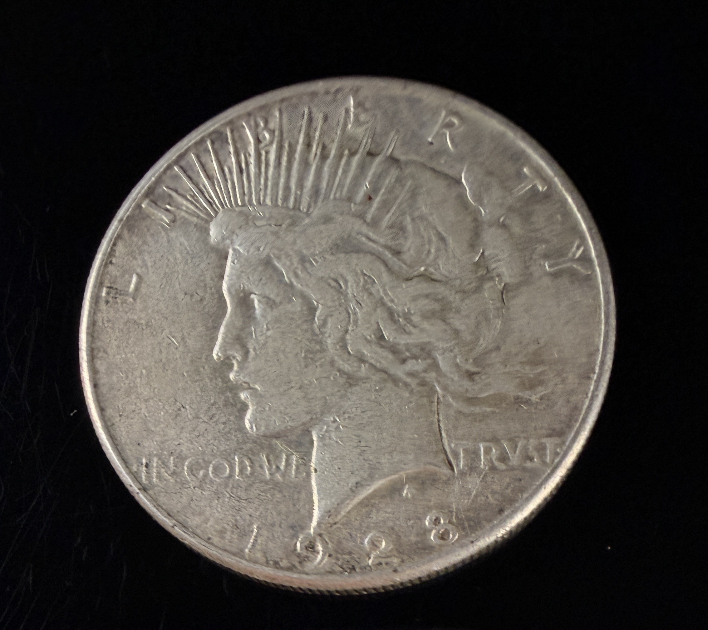 US 1928 Peace Silver Dollar Philadelphia Mint