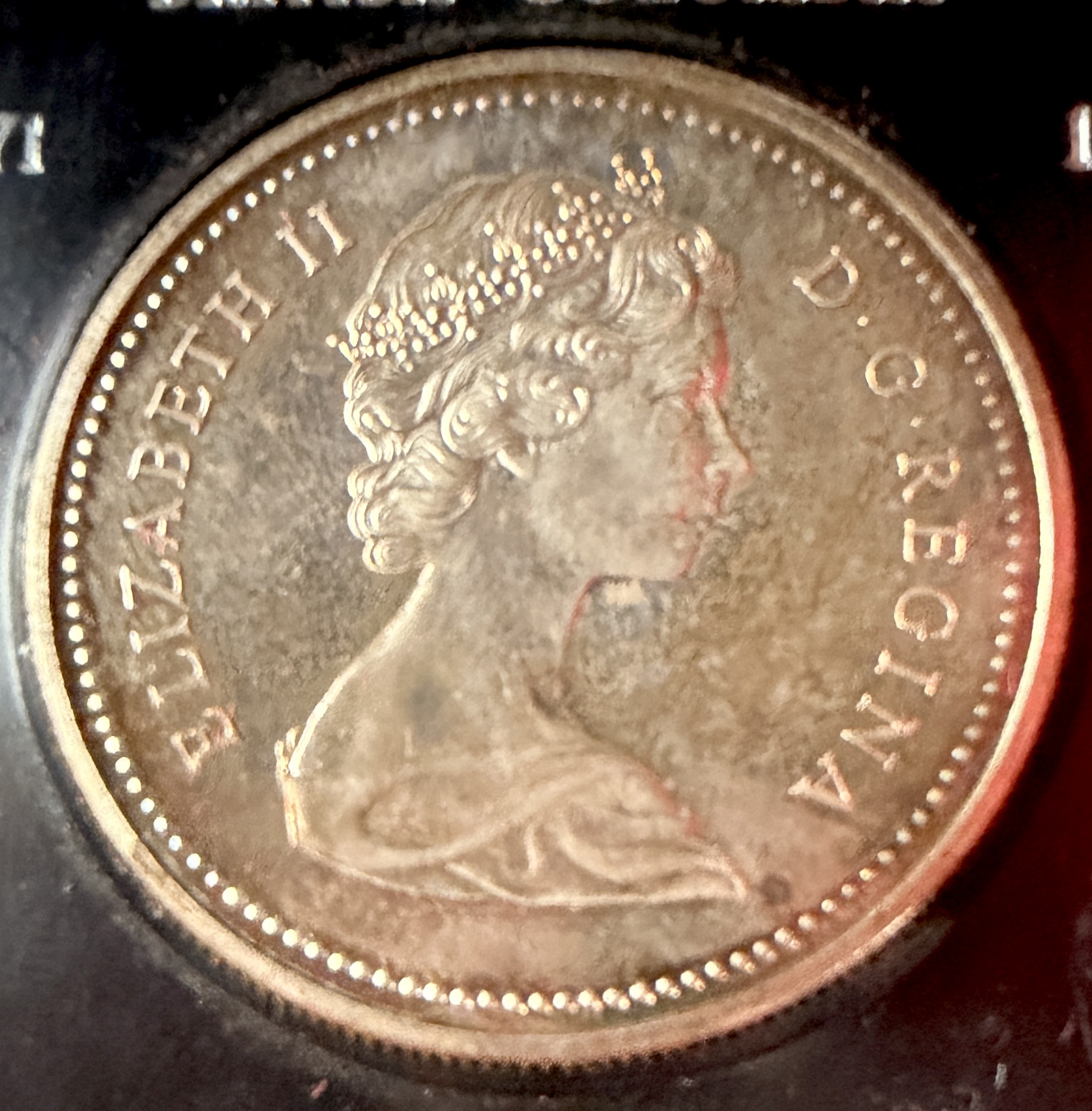 1971 CA Silver Dollar, British Columbia Centennial