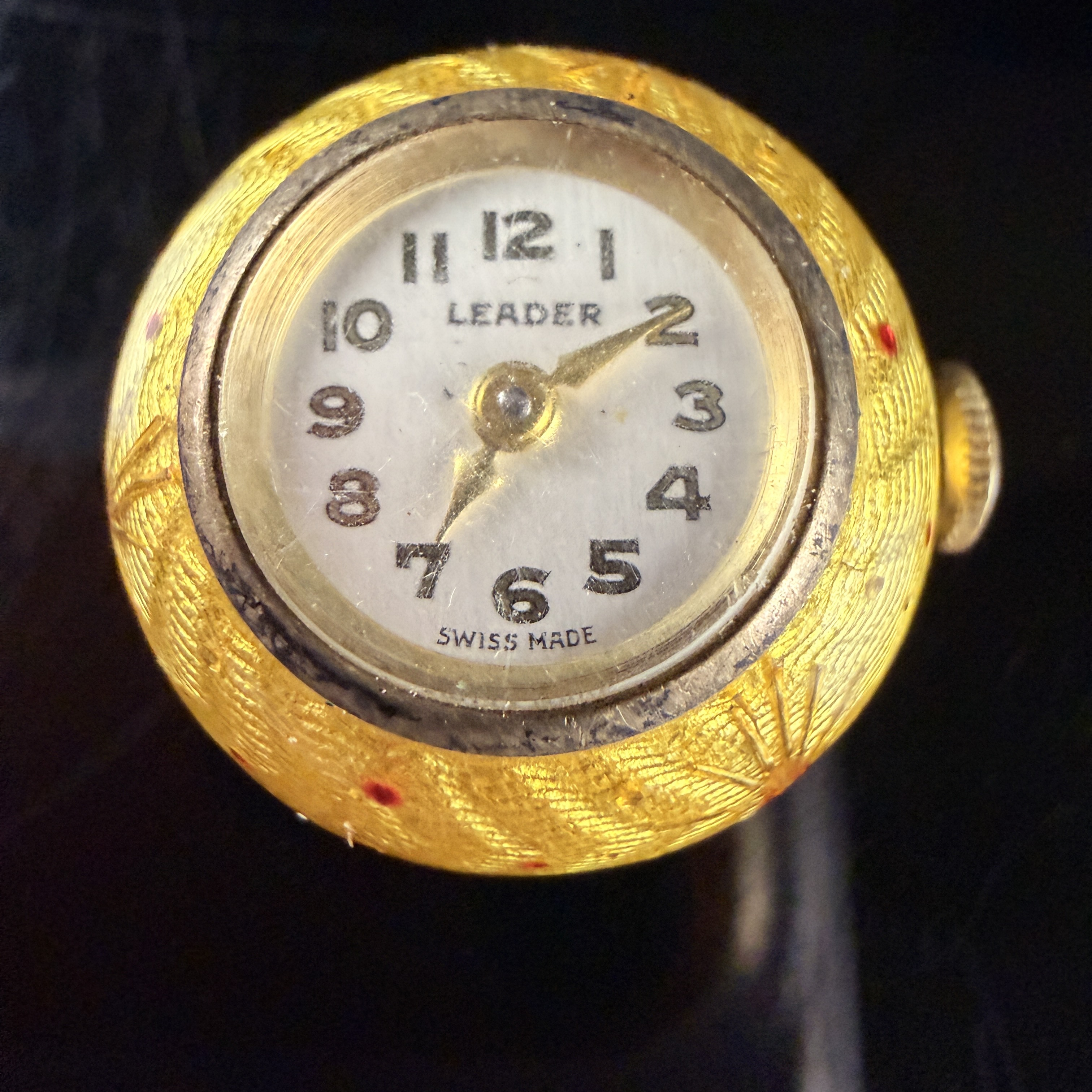 Leader Vintage Swiss Made Ball Pendant Watch