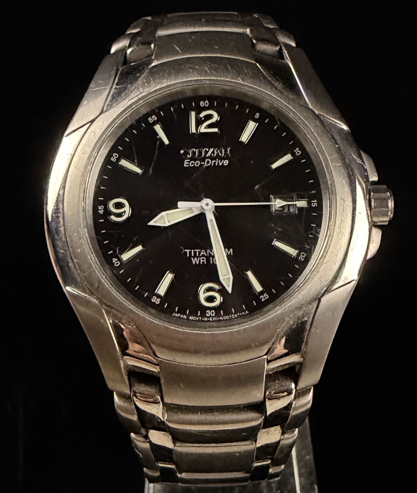 Citizen Eco-Drive Titanium WR 100 Men's Watch Reference E111-K006368