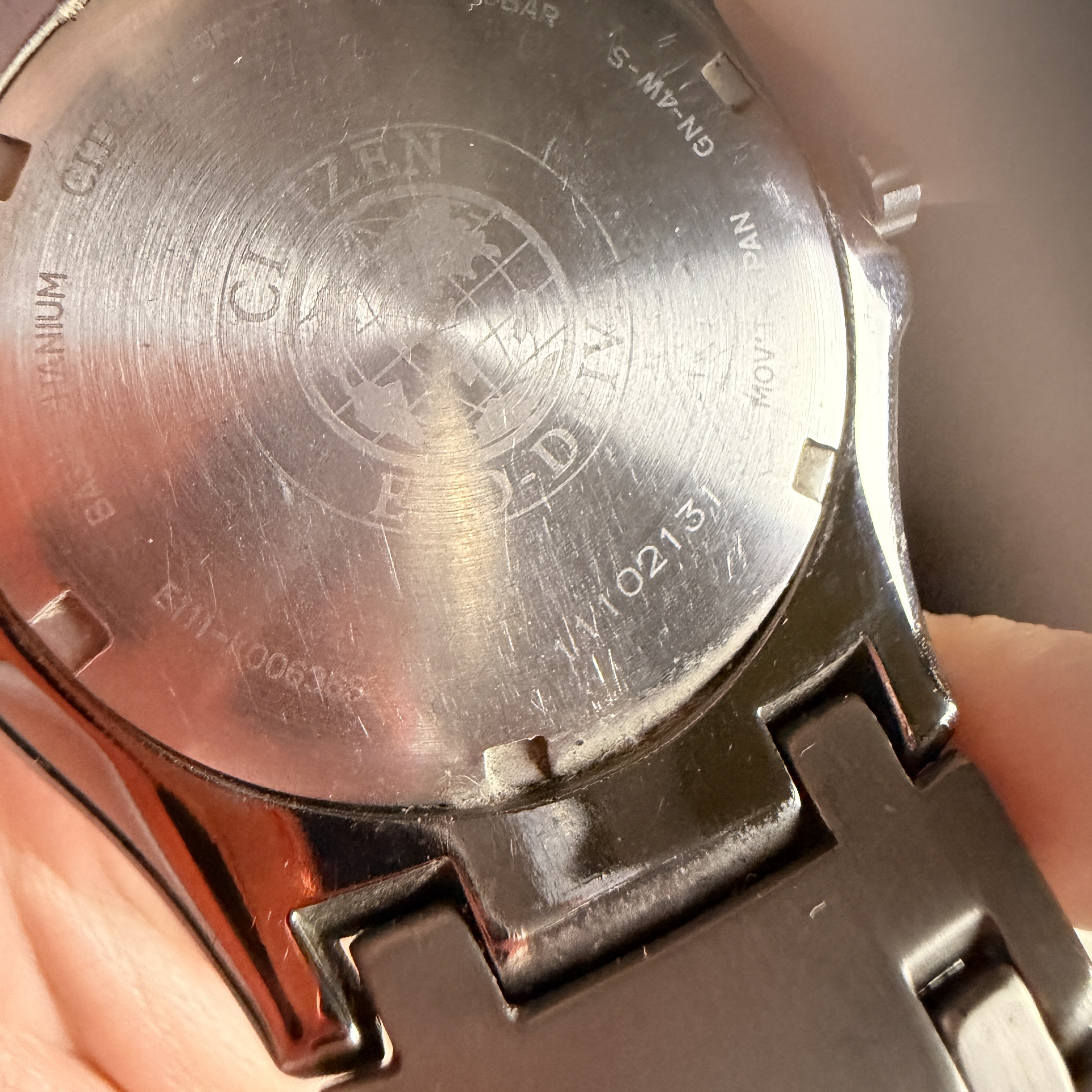 Citizen Eco-Drive Titanium WR 100 Men's Watch Reference E111-K006368