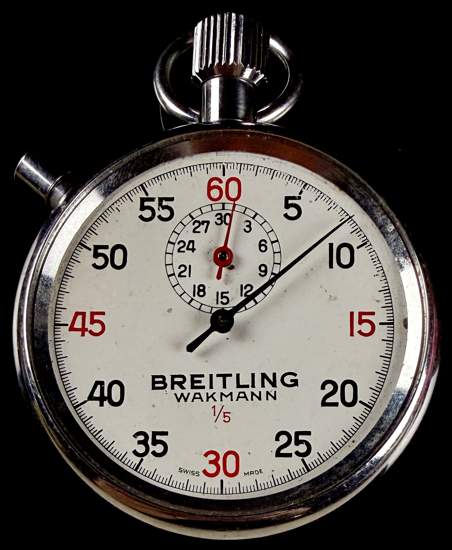 Breitling Wakmann 1/5 Second Mechanical Stopwatch