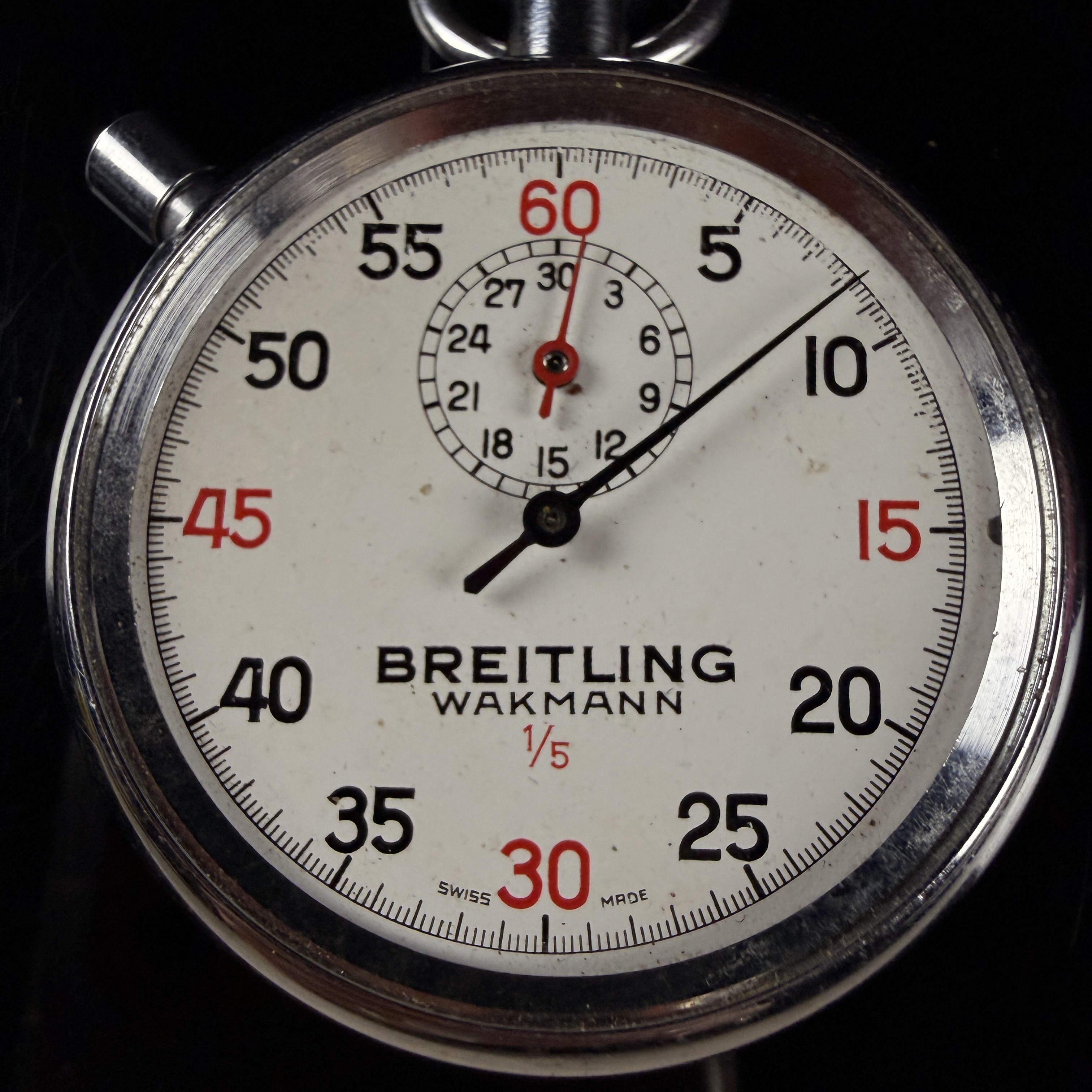 Breitling Wakmann 1/5 Second Mechanical Stopwatch