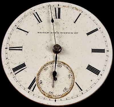 Elgin National Watch Co G.M. Wheeler Grade 18 Size Pocket Watch Movement. This is an antique 