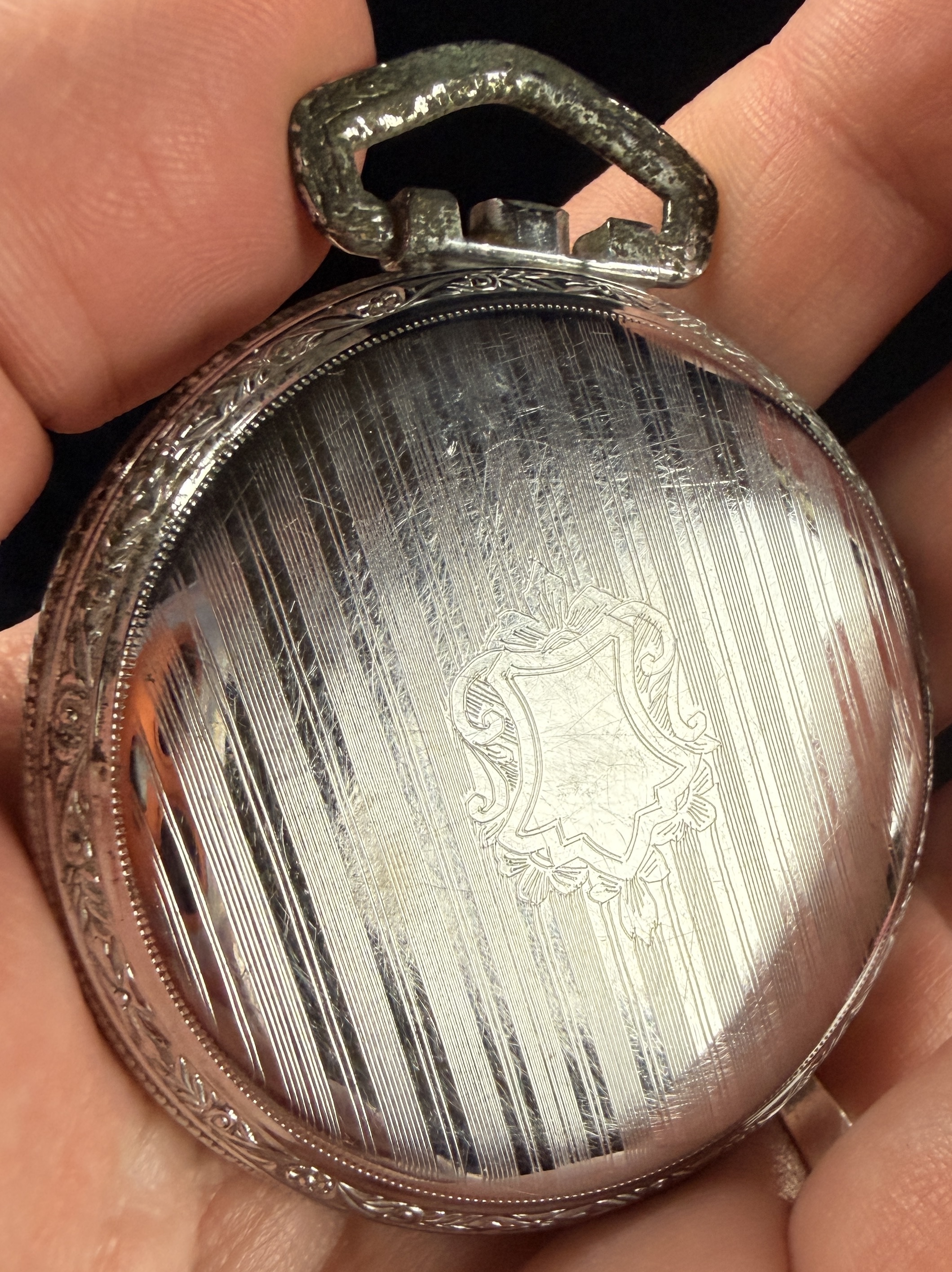 Elgin Size 12 Open Face Pocket Watch with Montgomery Dial