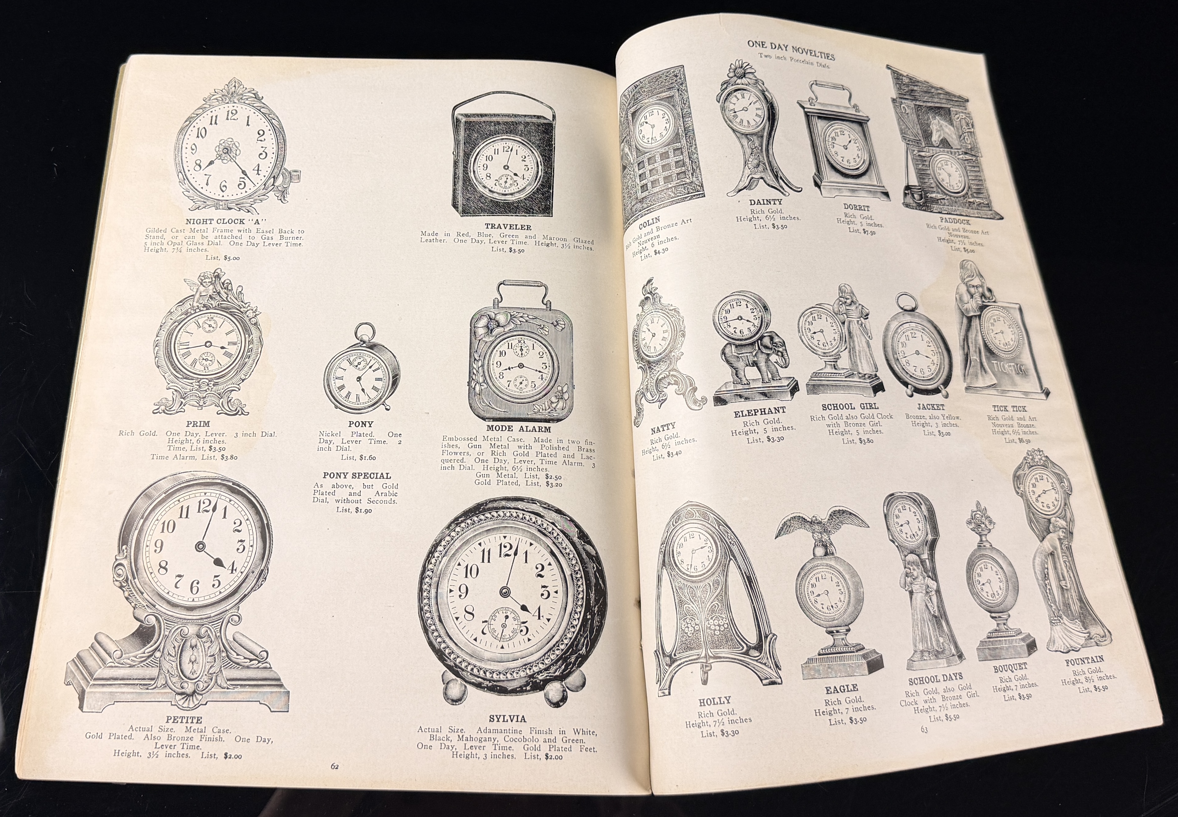 Seth Thomas Clock Co. Catalog No. 675, 1909