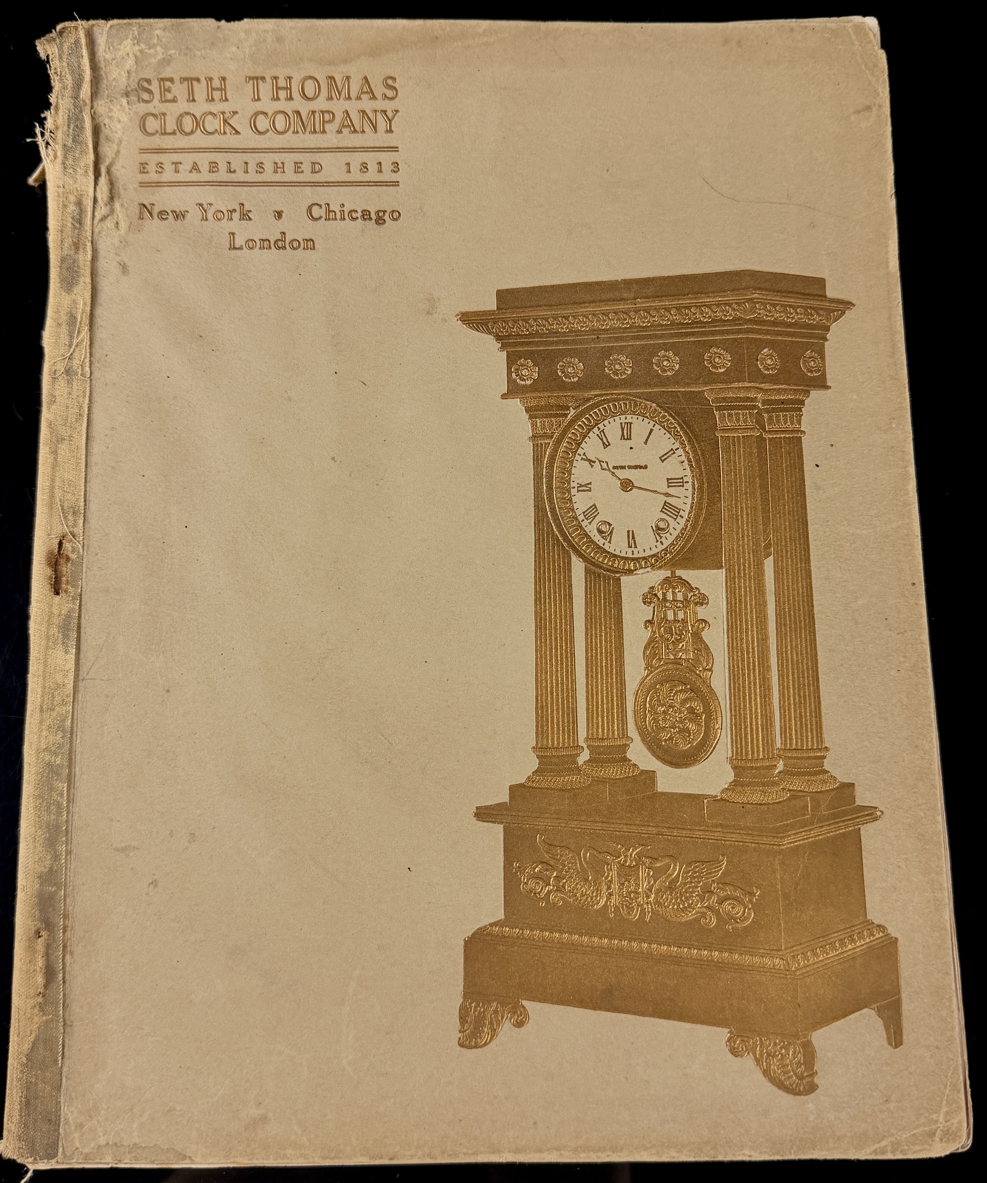Seth Thomas Clock Company Trade Catalog 1906-1907