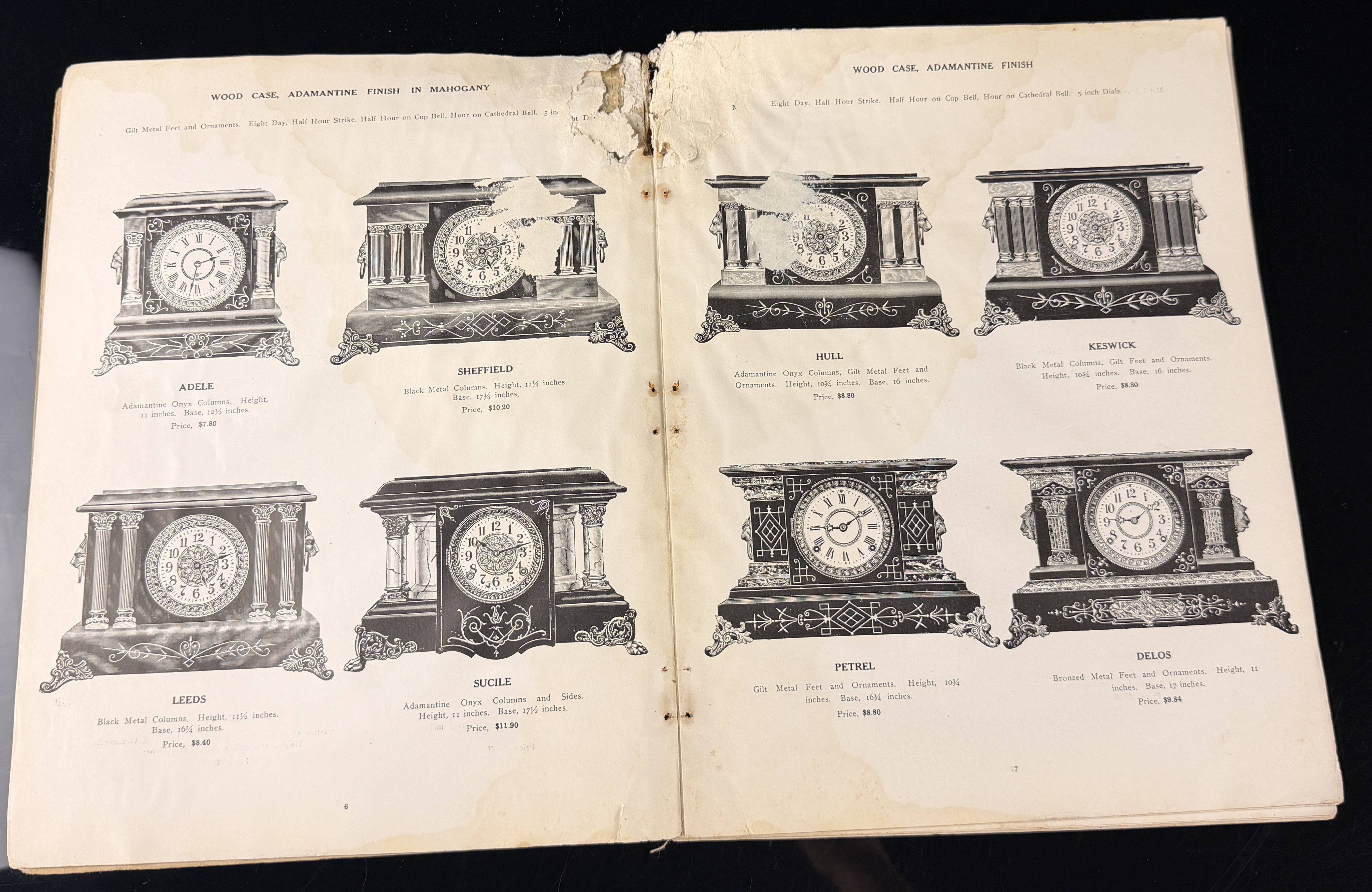 Seth Thomas Clock Company Trade Catalog 1906-1907
