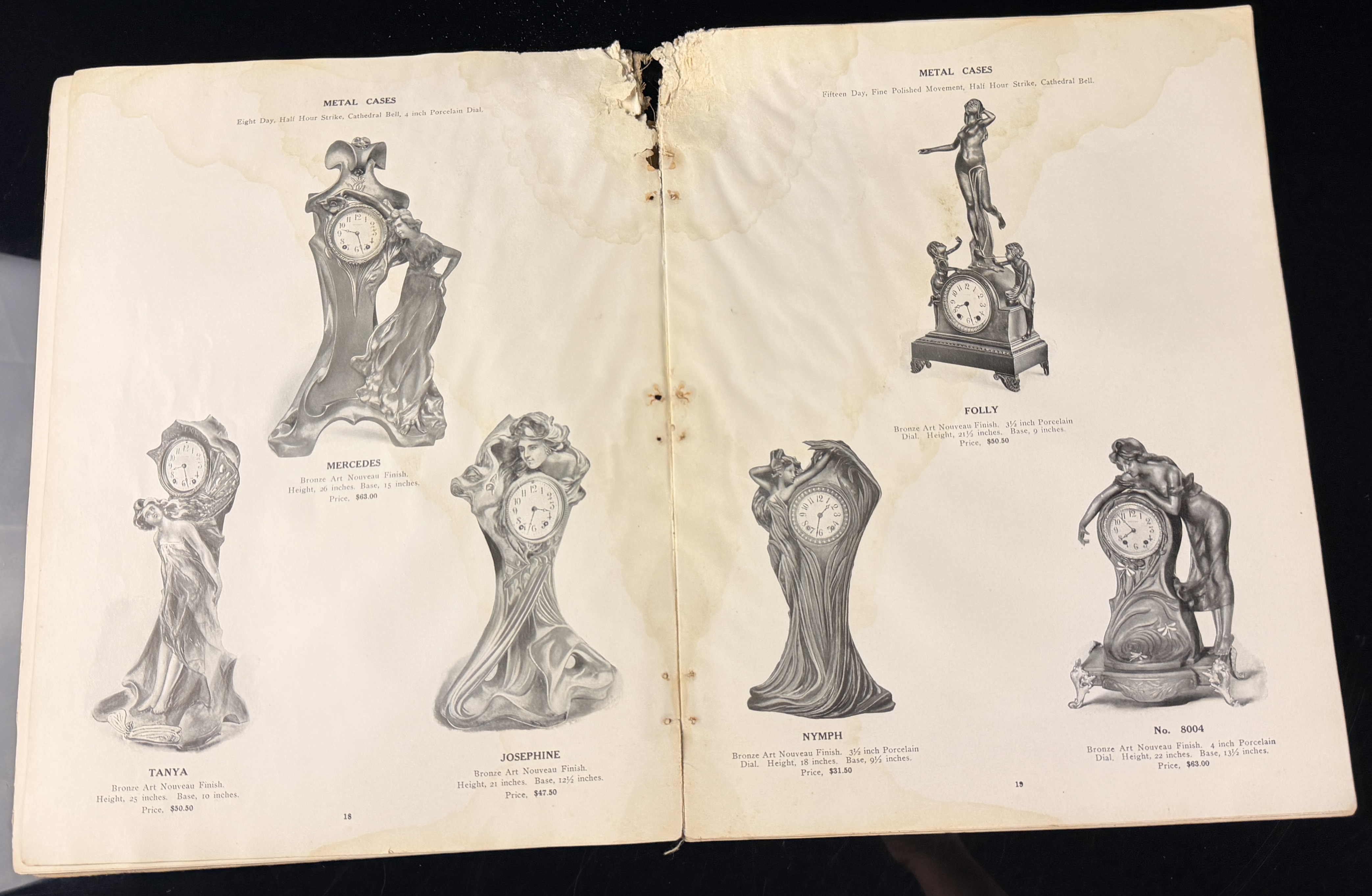 Seth Thomas Clock Company Trade Catalog 1906-1907