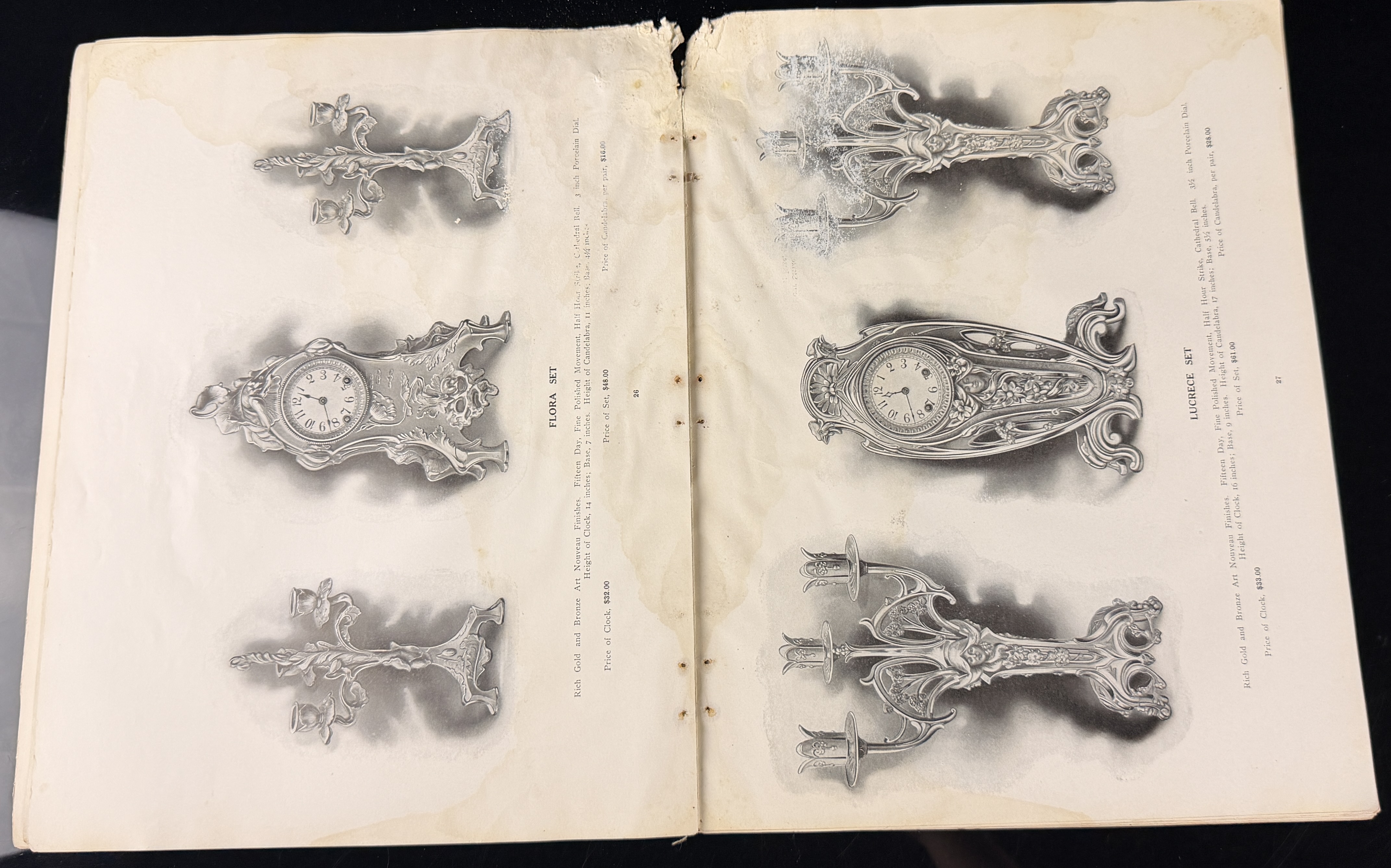 Seth Thomas Clock Company Trade Catalog 1906-1907
