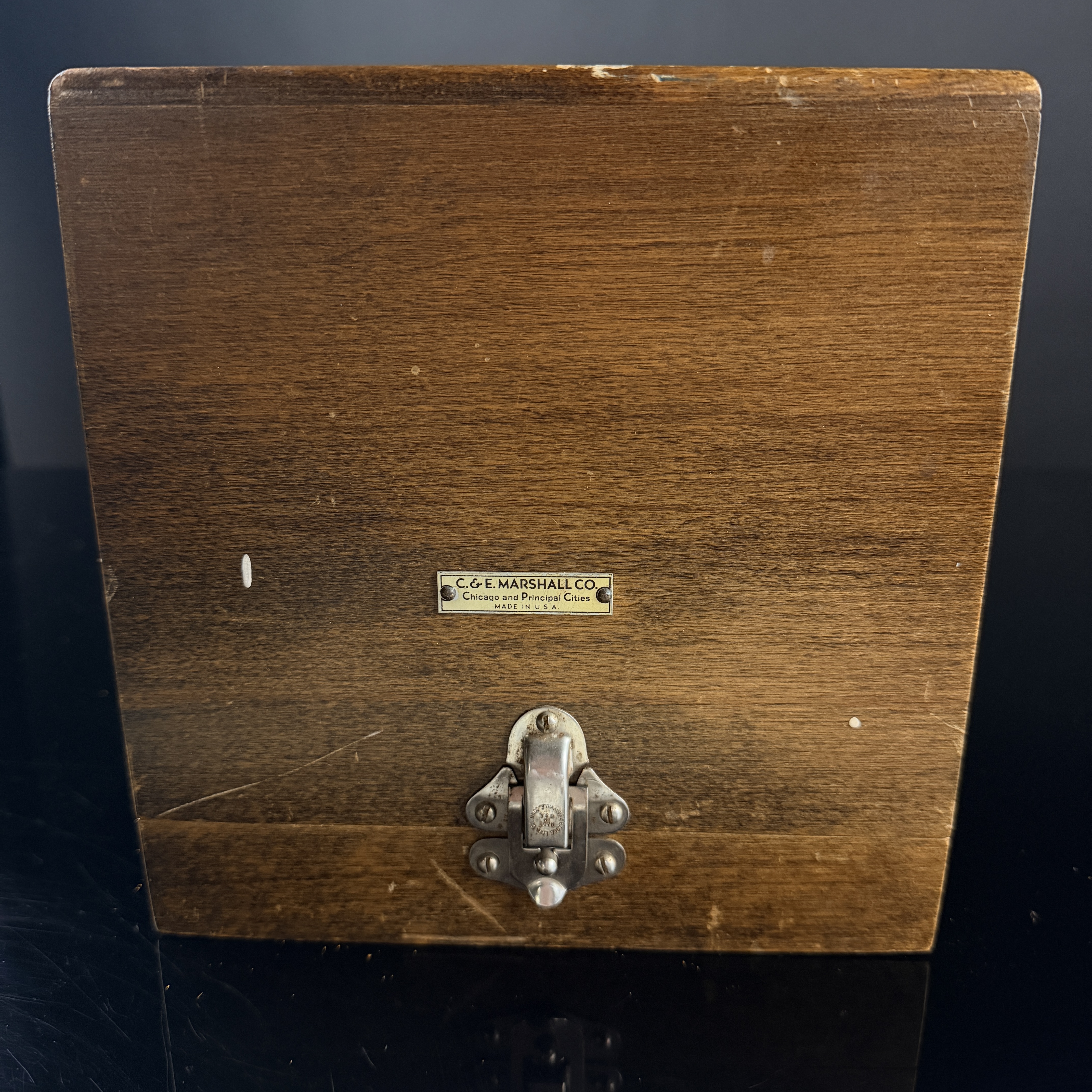 A C. & E. Marshall Co. Vintage Watchmaker Staking Tool Set in Wooden Case