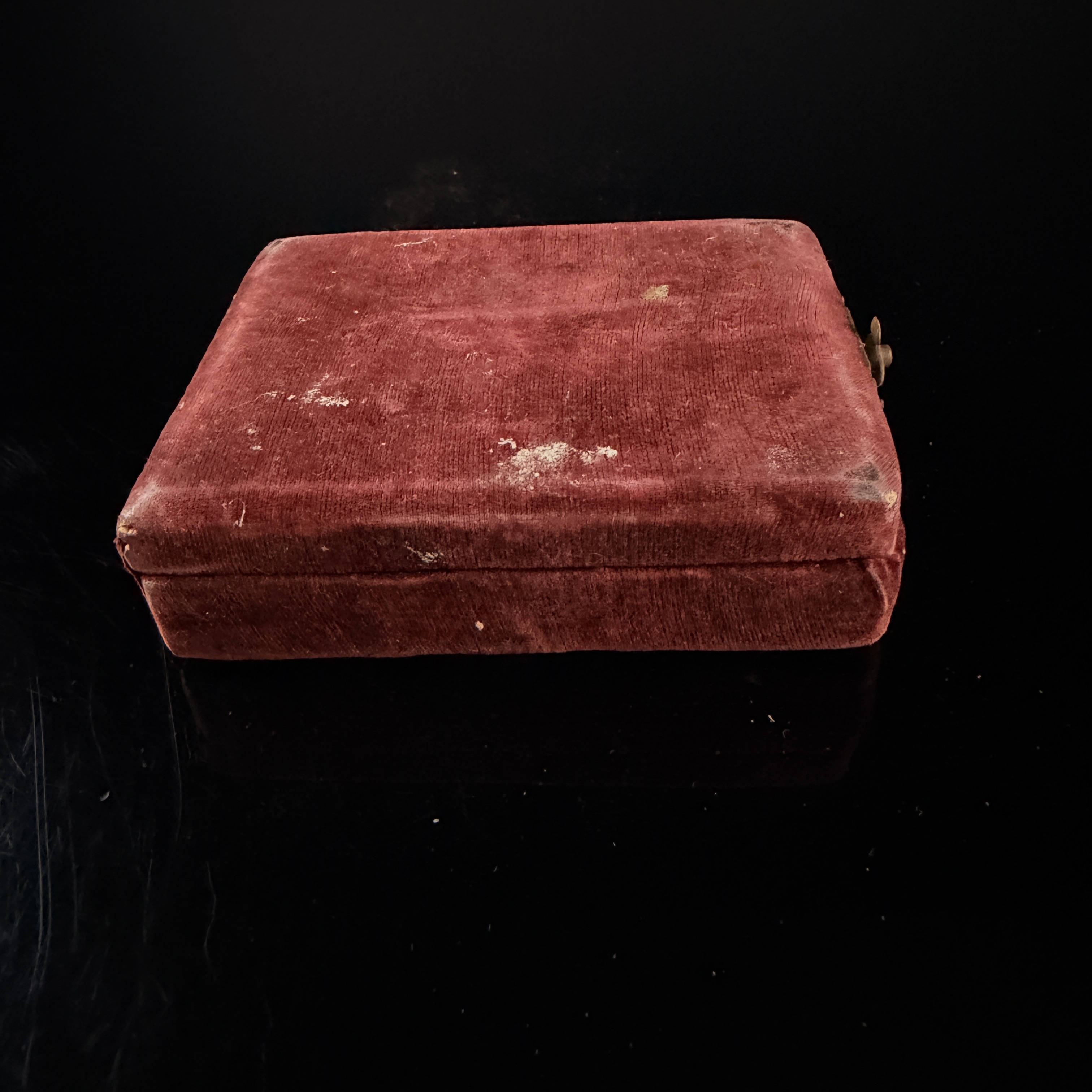 Antique Velvet Pocket Watch Presentation Box