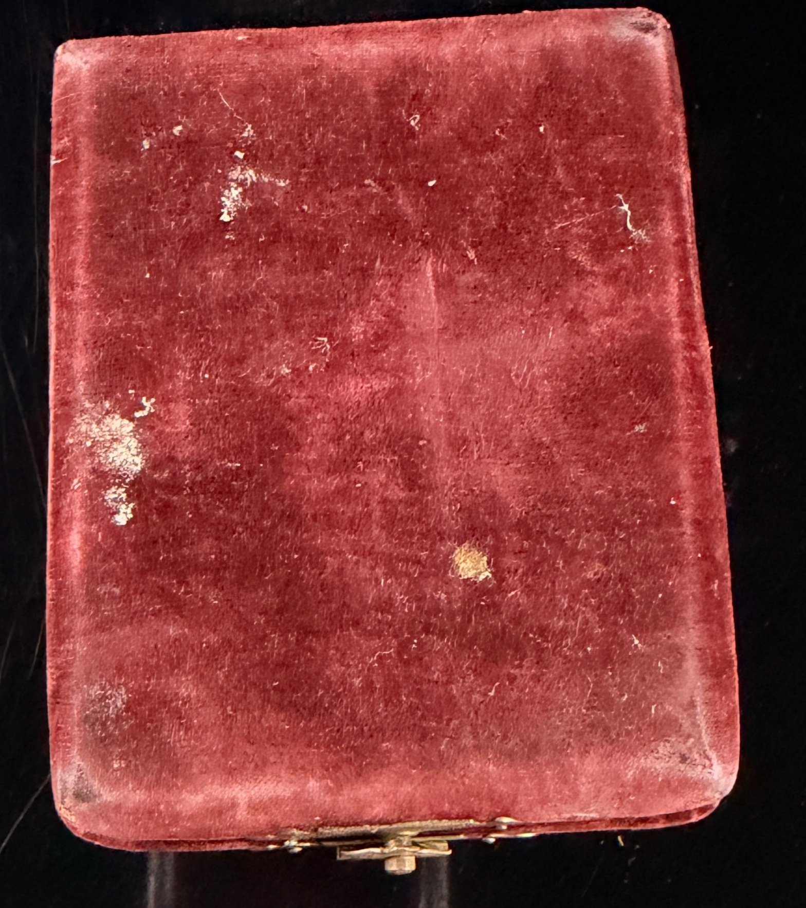 Antique Velvet Pocket Watch Presentation Box