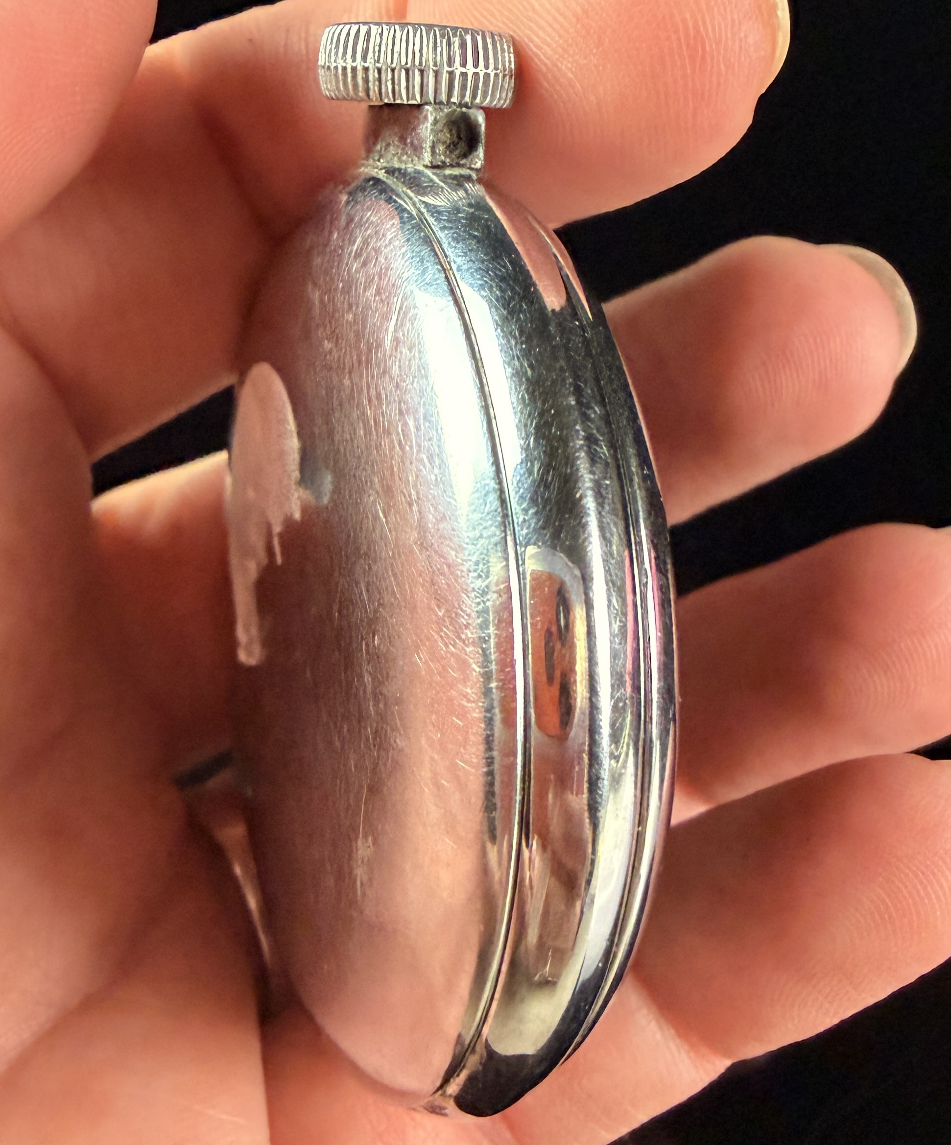 Ingraham Biltmore Luminous Uranium Dial Manual Wind Pocket Watch