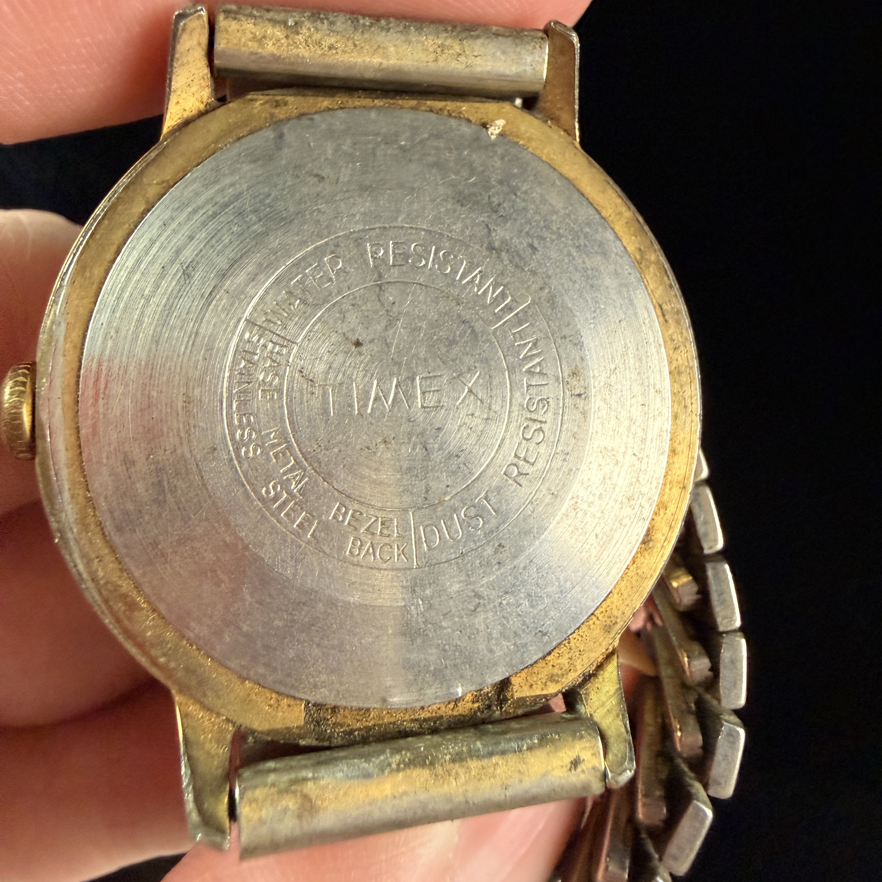 1974 Timex Marlin Mechanical Manual Wind Date Wristwatch, Reference 25410