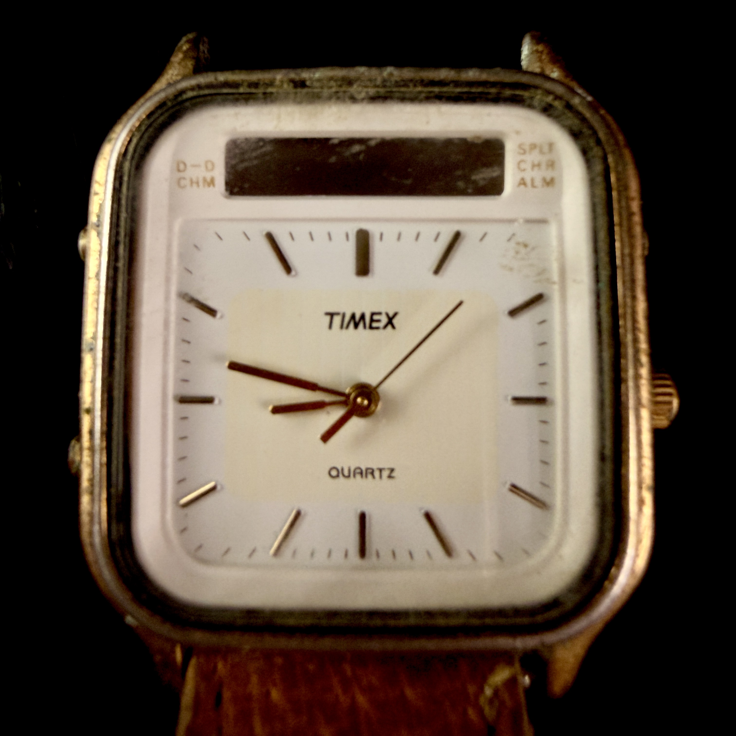 Timex Analog-Digital Quartz Wristwatch Reference 392 K Cell