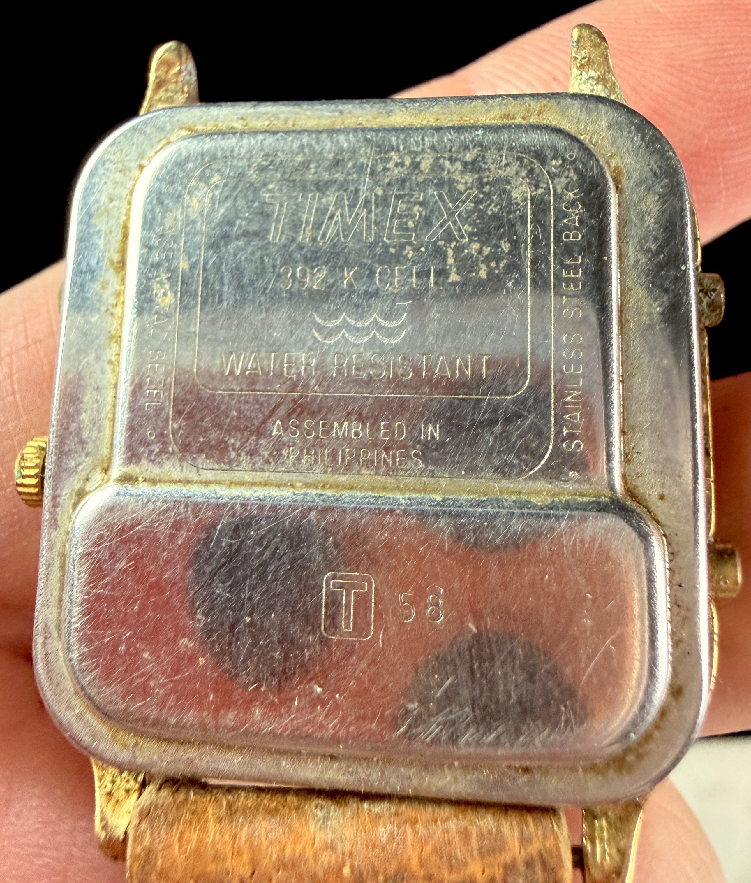 Timex Analog-Digital Quartz Wristwatch Reference 392 K Cell