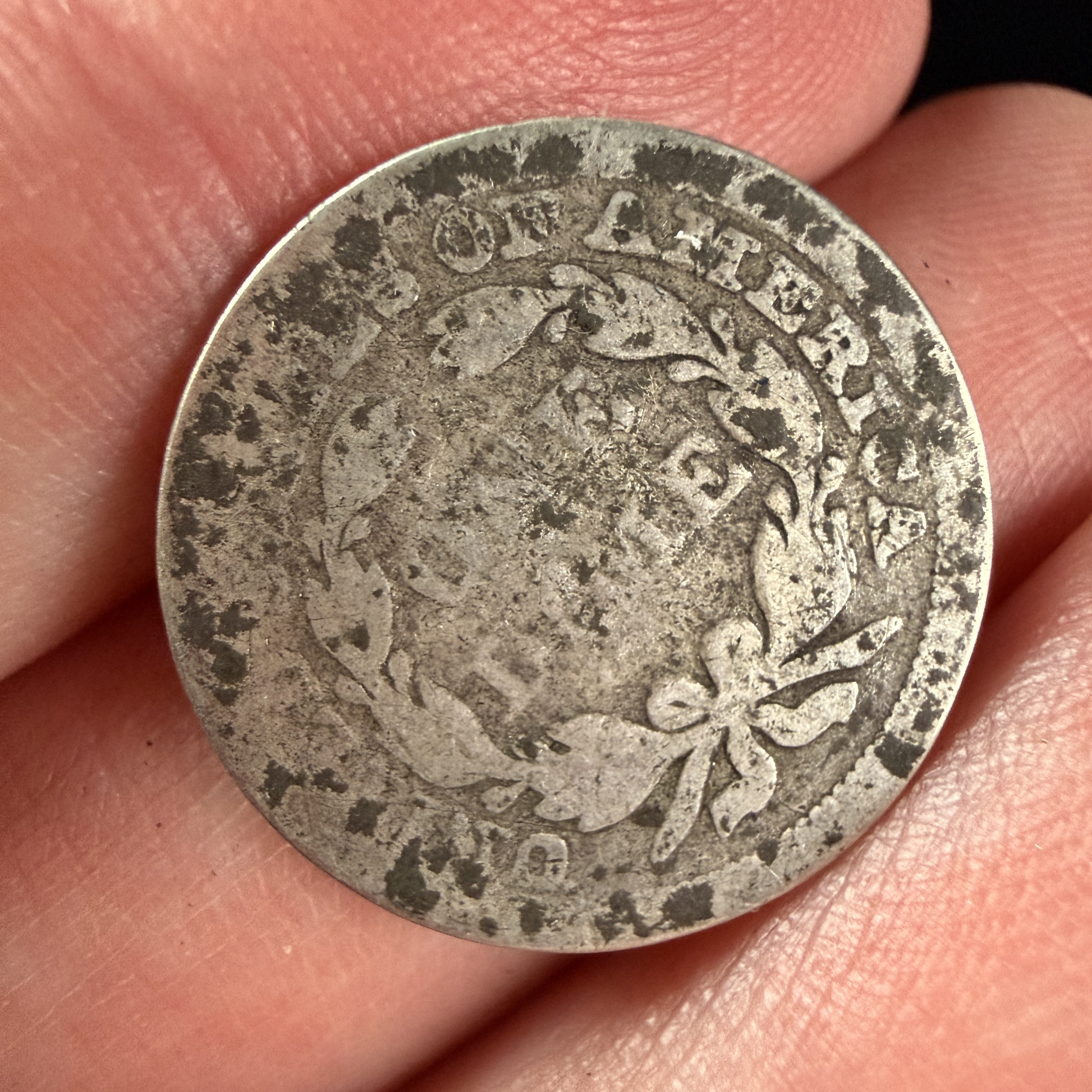 US 1858-O Seated Liberty Silver Dime
