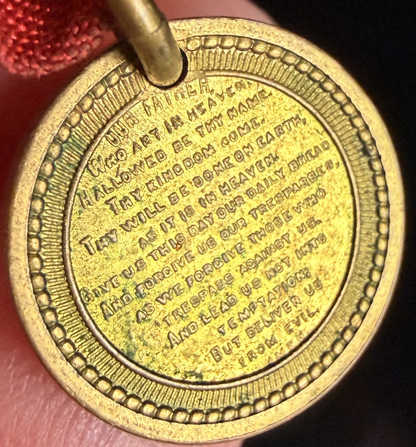 US 1882 Souvenir Medalet, Brass