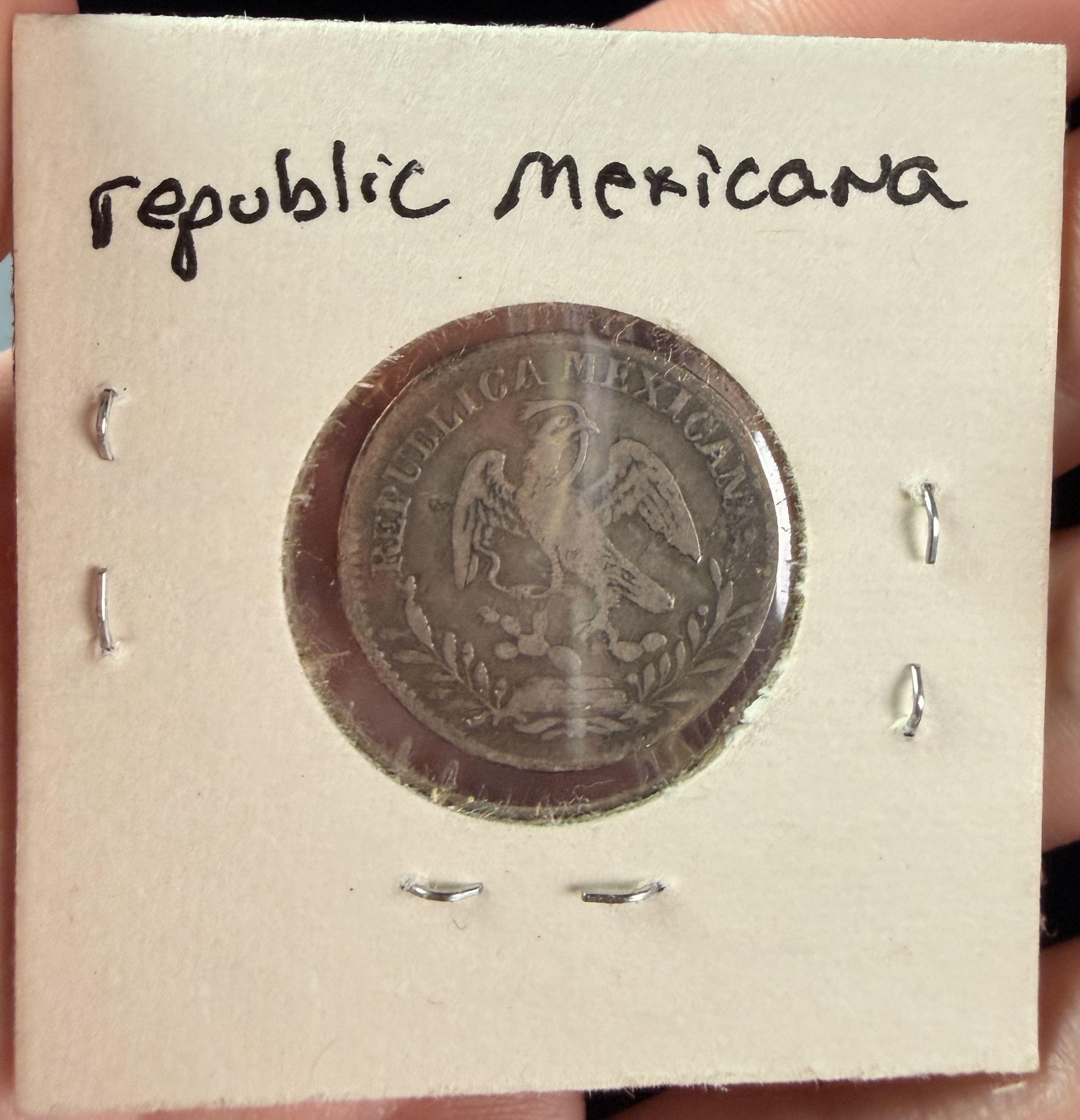 Mexico 1835-Zs OM Silver 1 Real