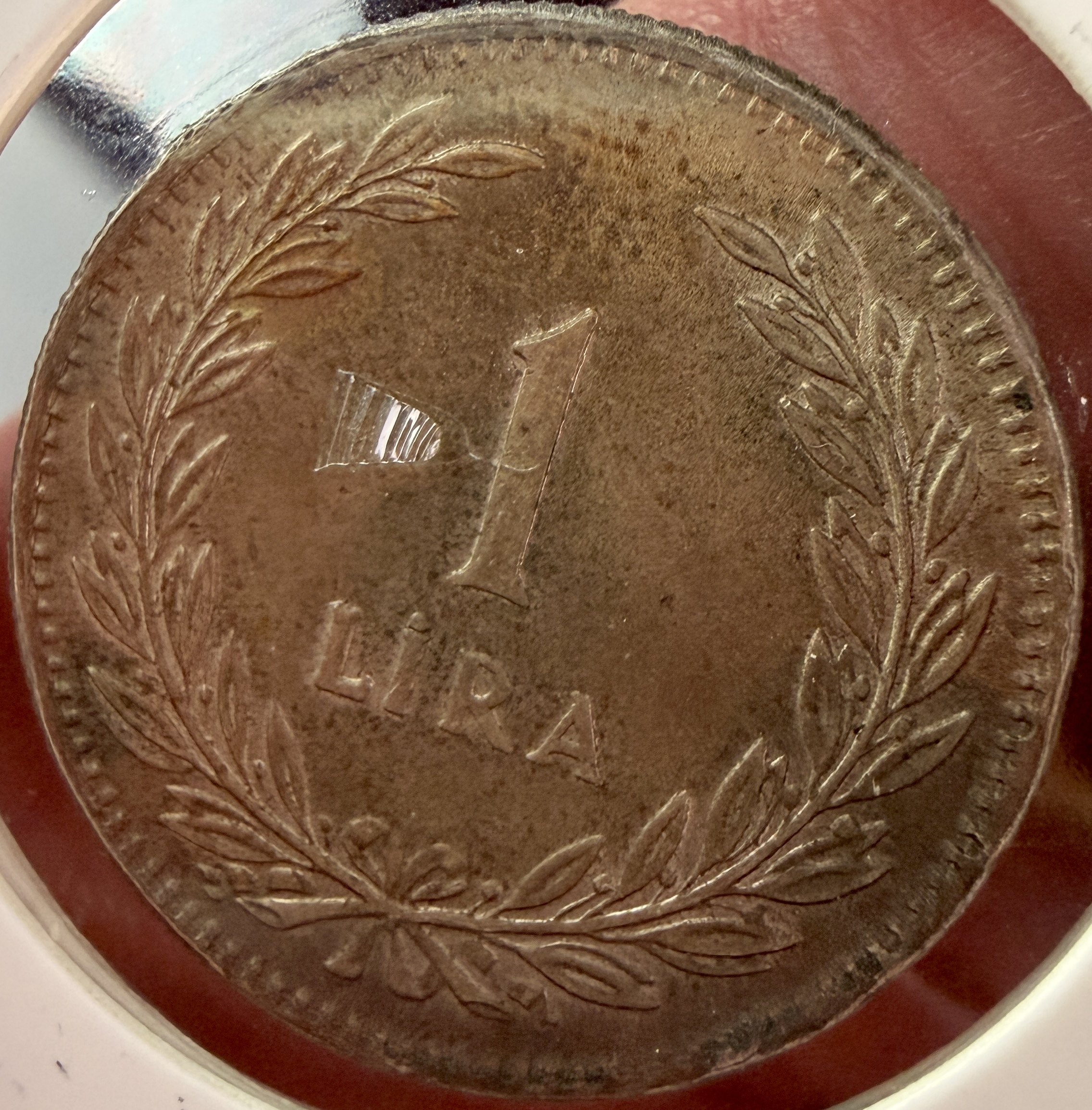 TR 1948 1 Lira Silver Coin