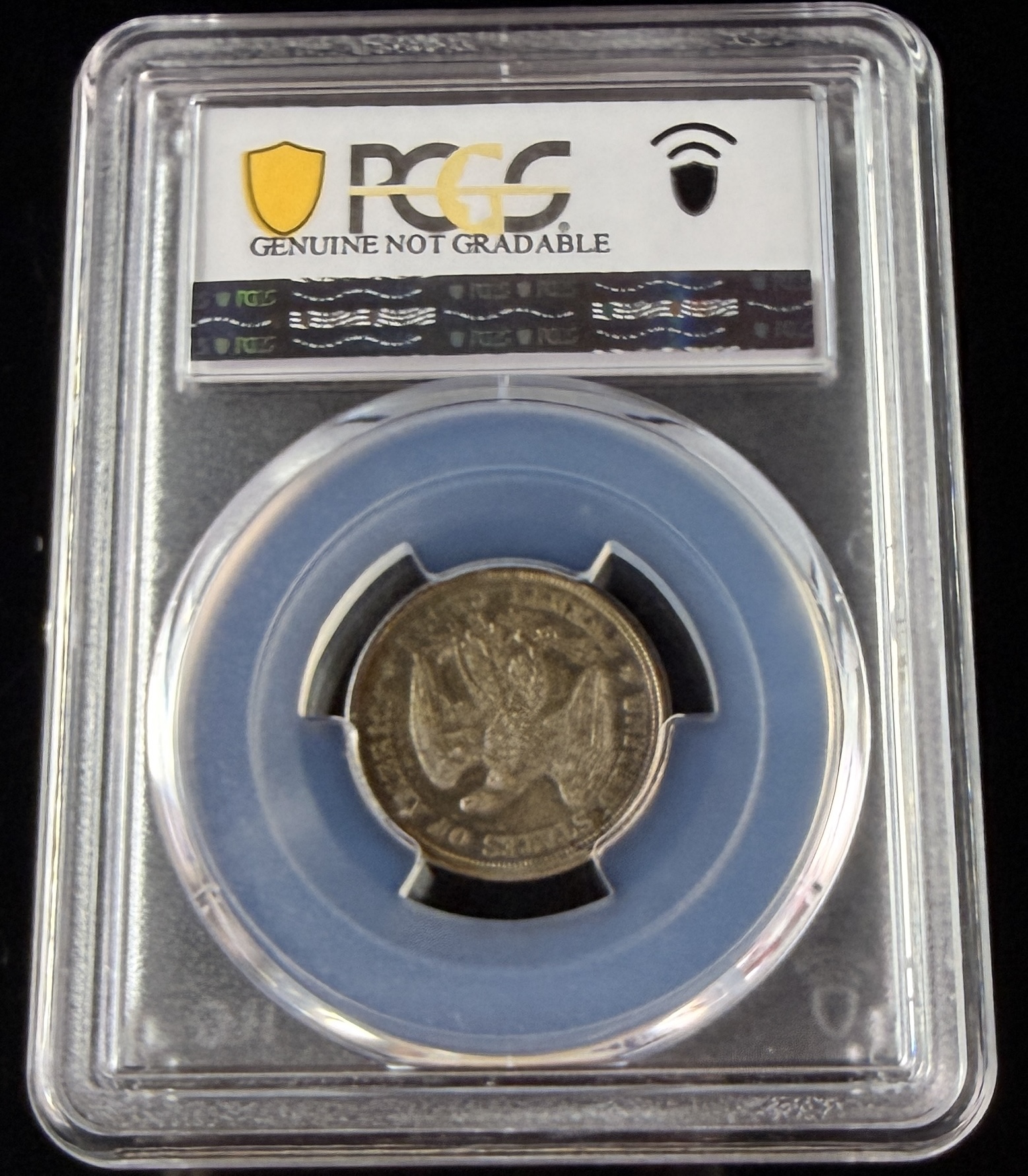 US 1875-S Twenty-Cent Piece PCGS AU Detail