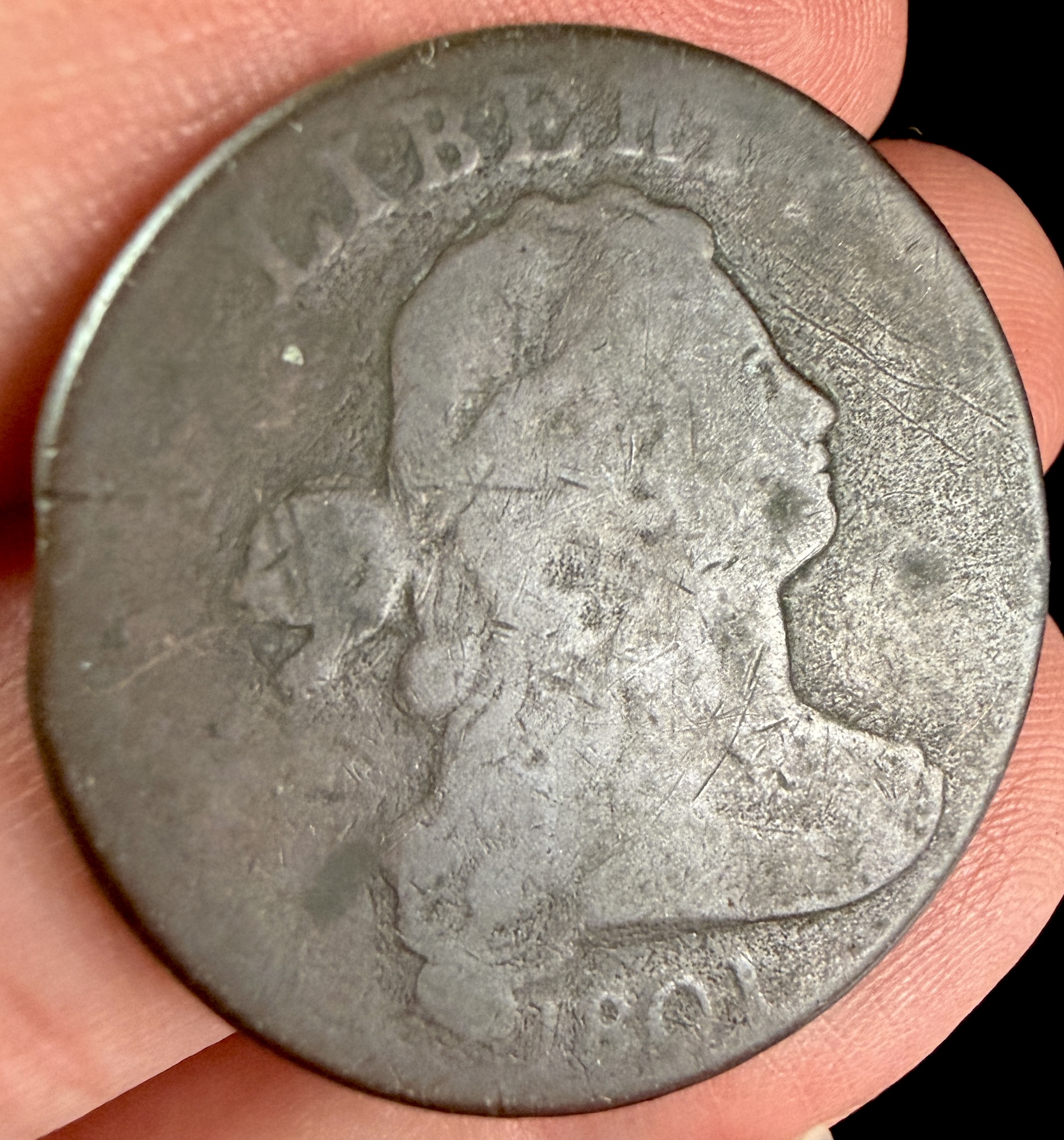 1801 US Draped Bust Large Cent