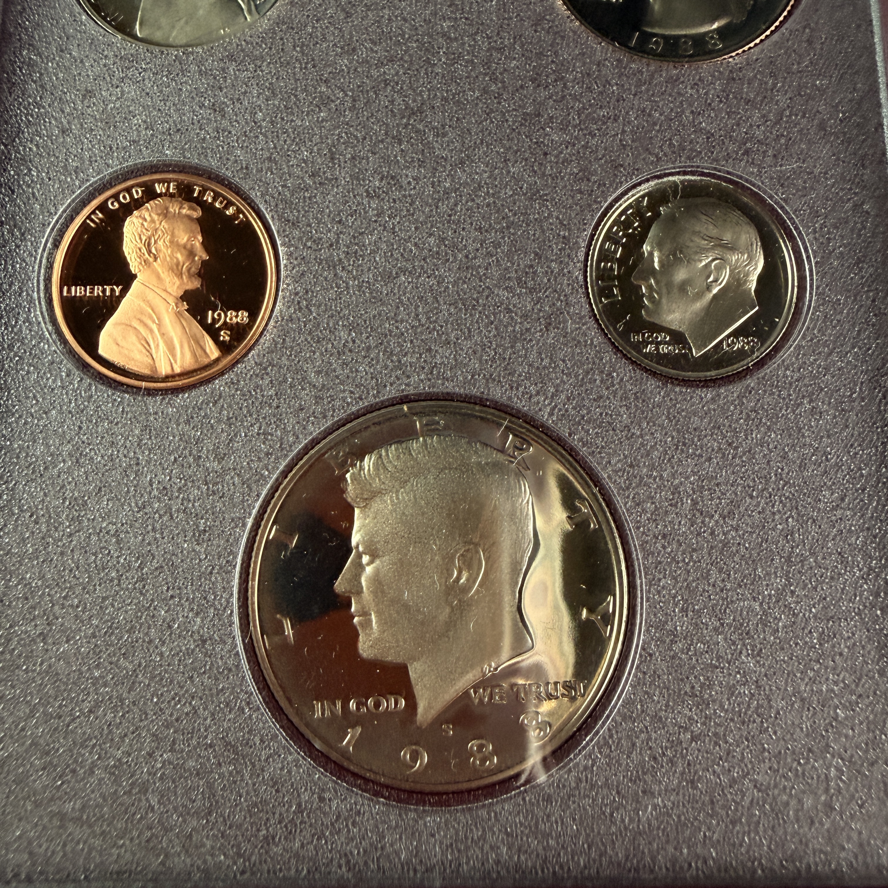 1988-S US Mint Prestige Proof Set including Olympic Silver Dollar