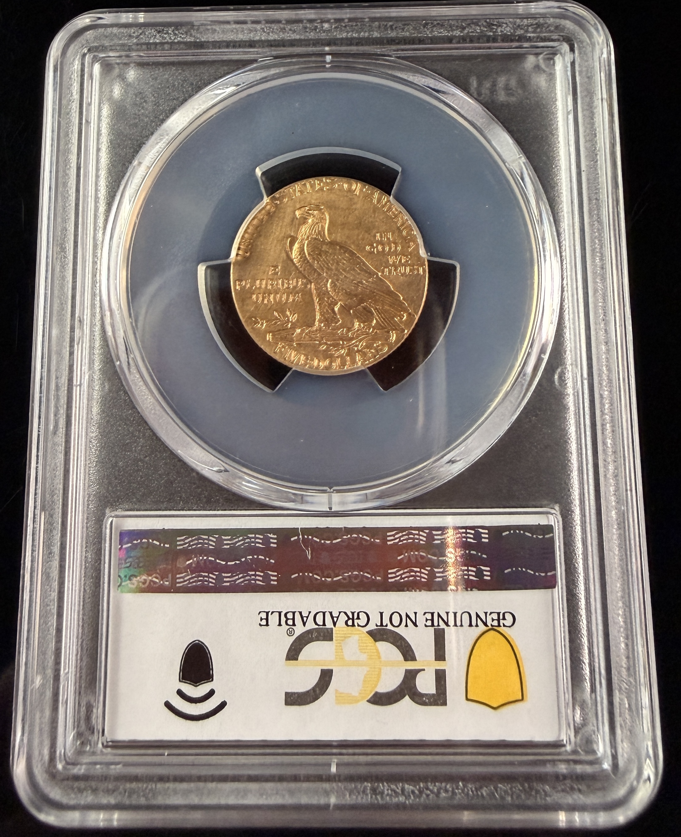 1909 US $5 Indian Head Gold Half Eagle PCGS
