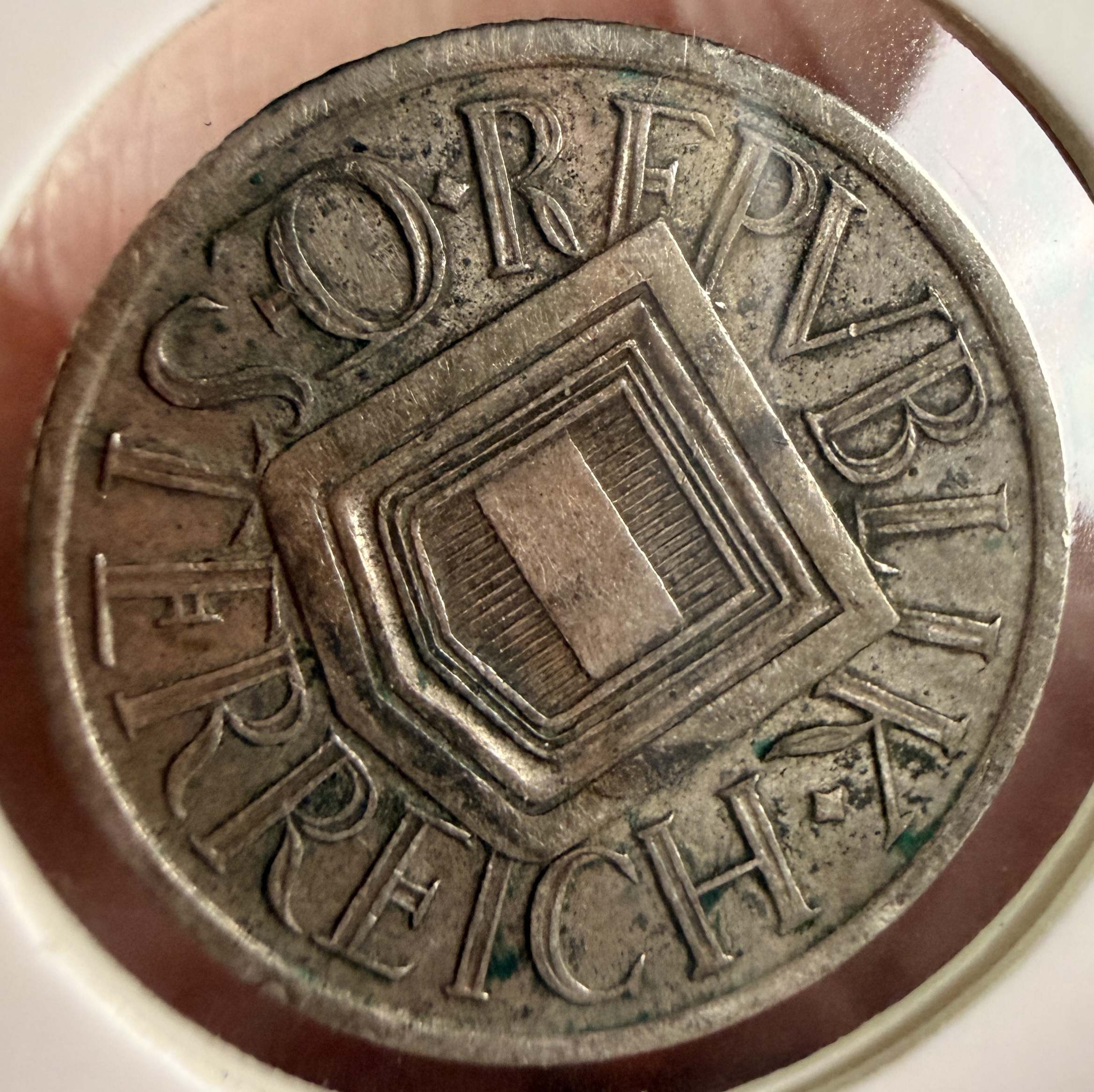1925 Austria Silver 1/2 Schilling Coin