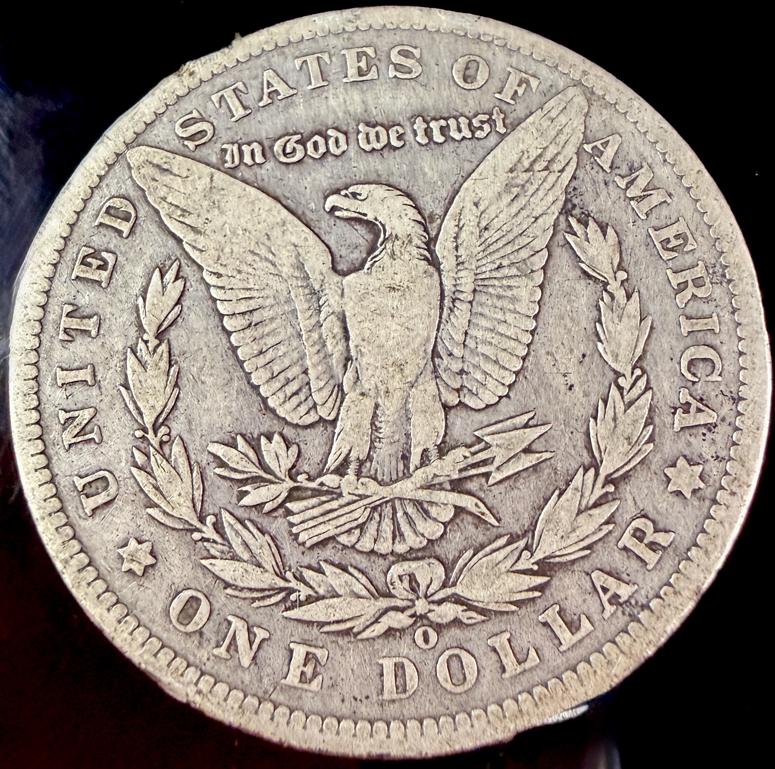 US 1890-O Morgan Silver Dollar